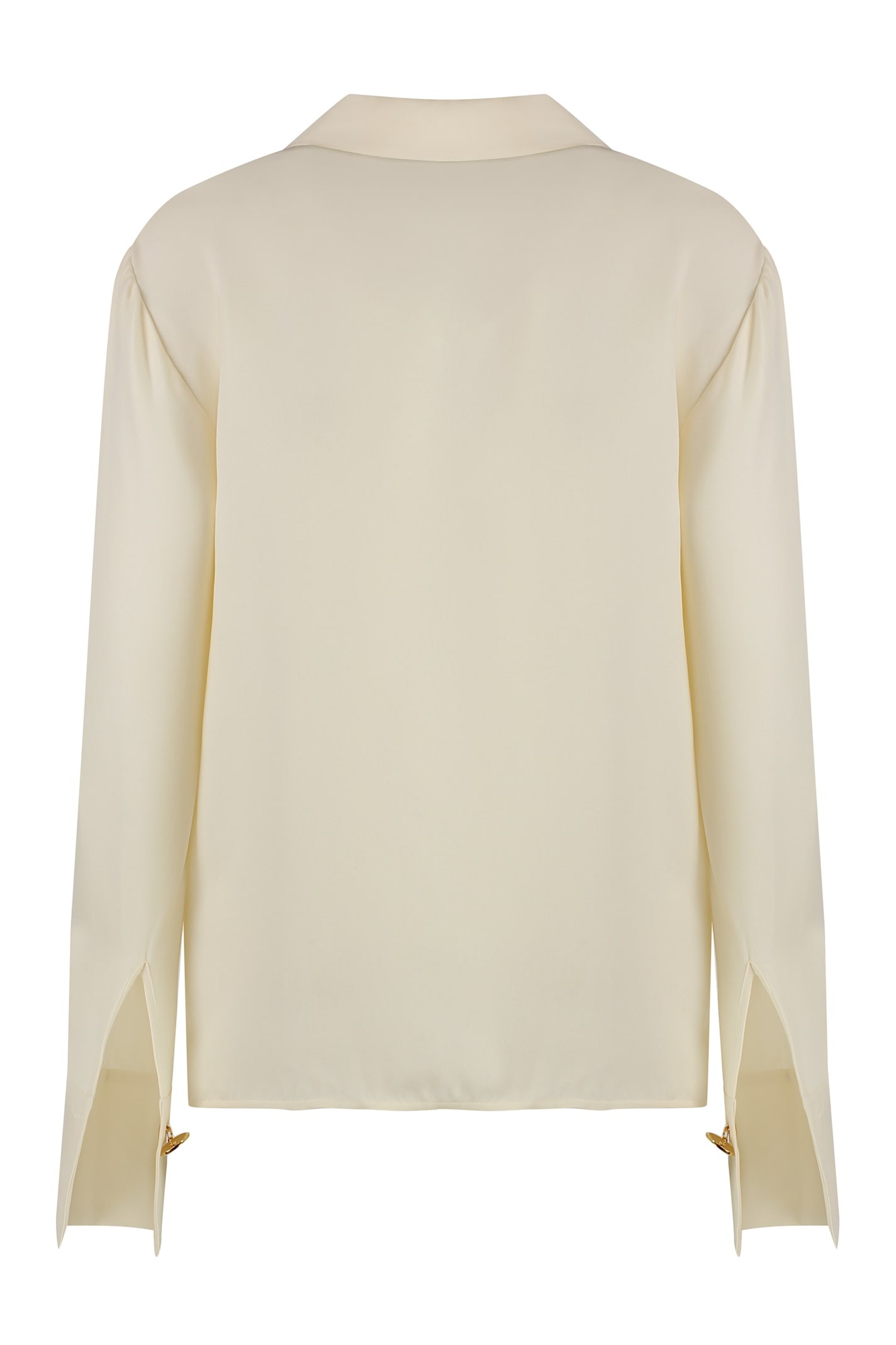Alfieri & St.john Silk Blouse In Ivory