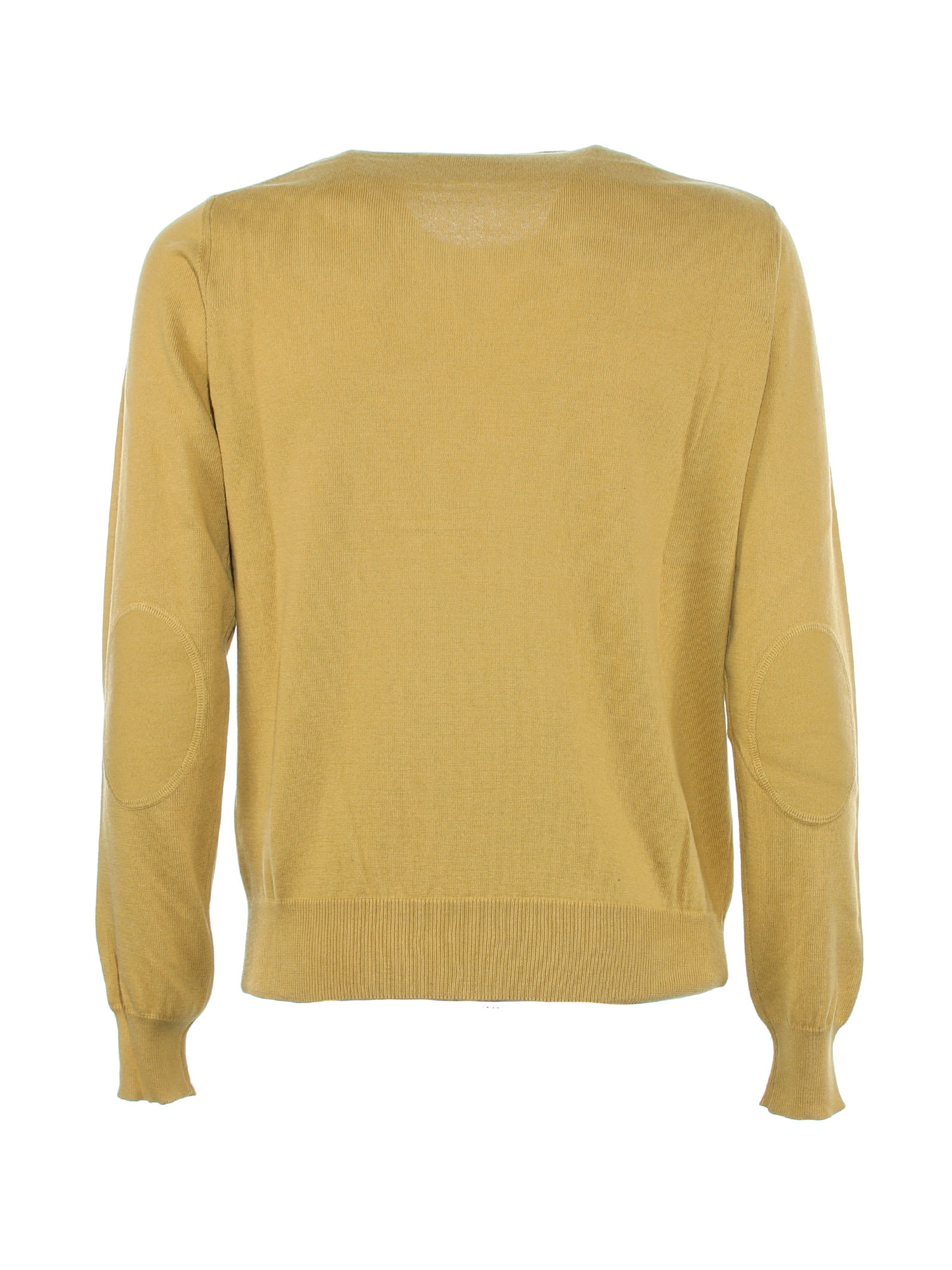 Shop Peuterey Sweater With Elbow Patches In Ocra