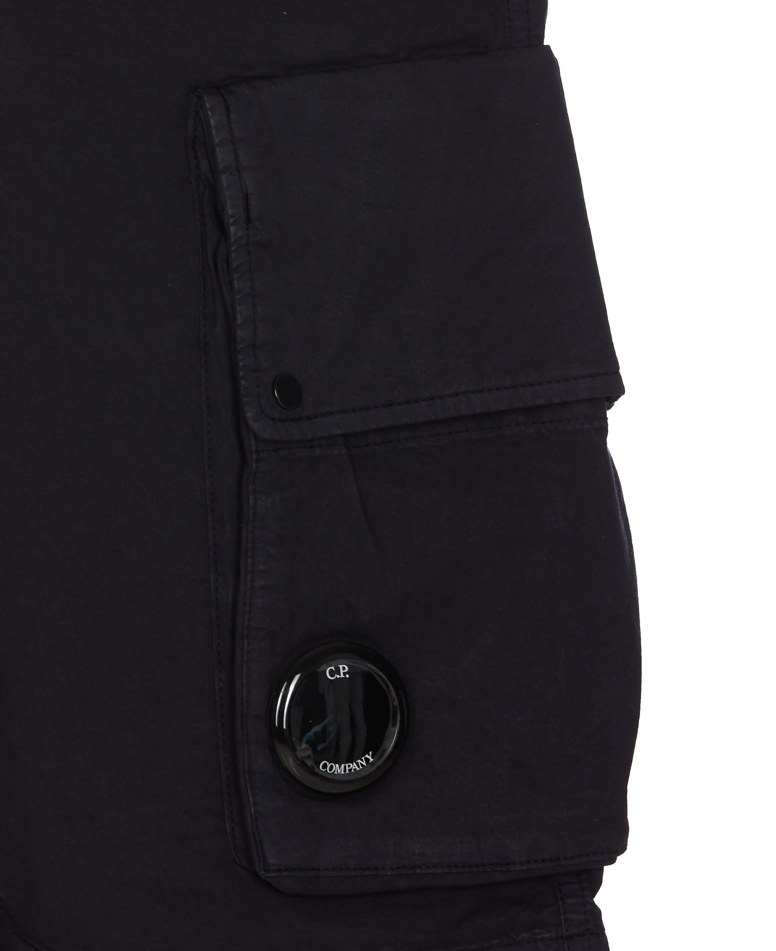 Shop C.p. Company Cargo Shorts In Blu