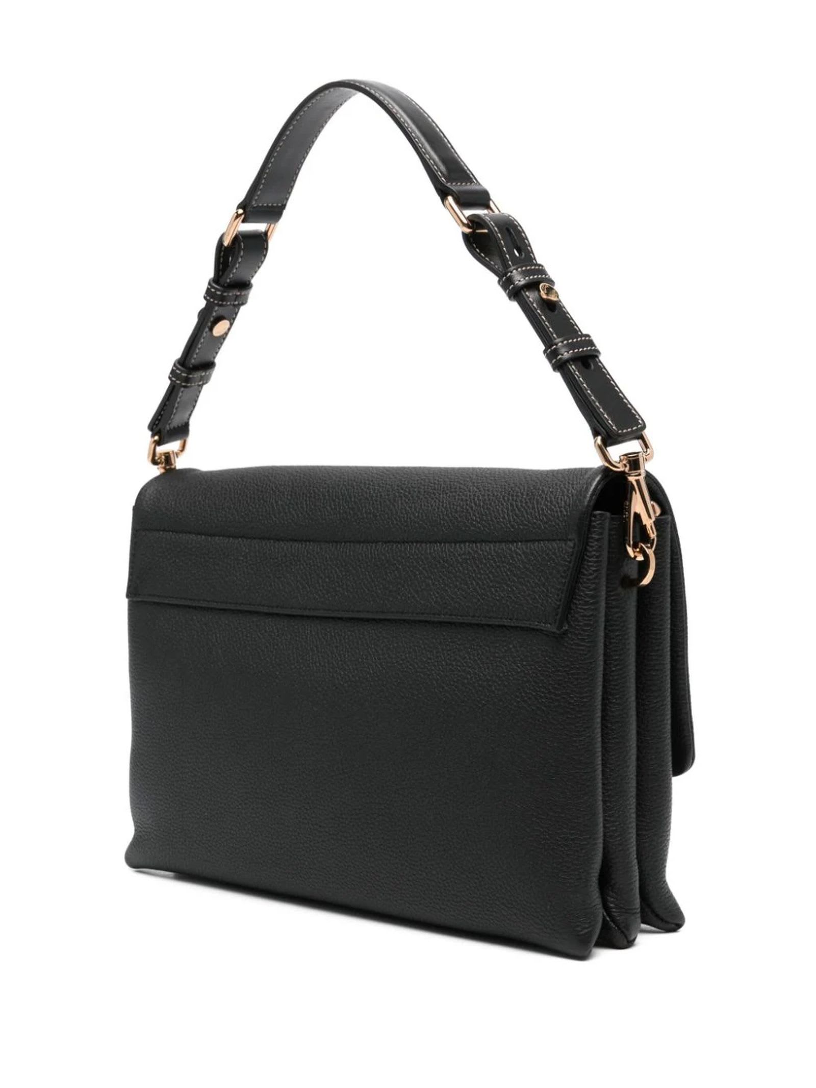 Shop Tod's Black Timeless Shoulder Bag