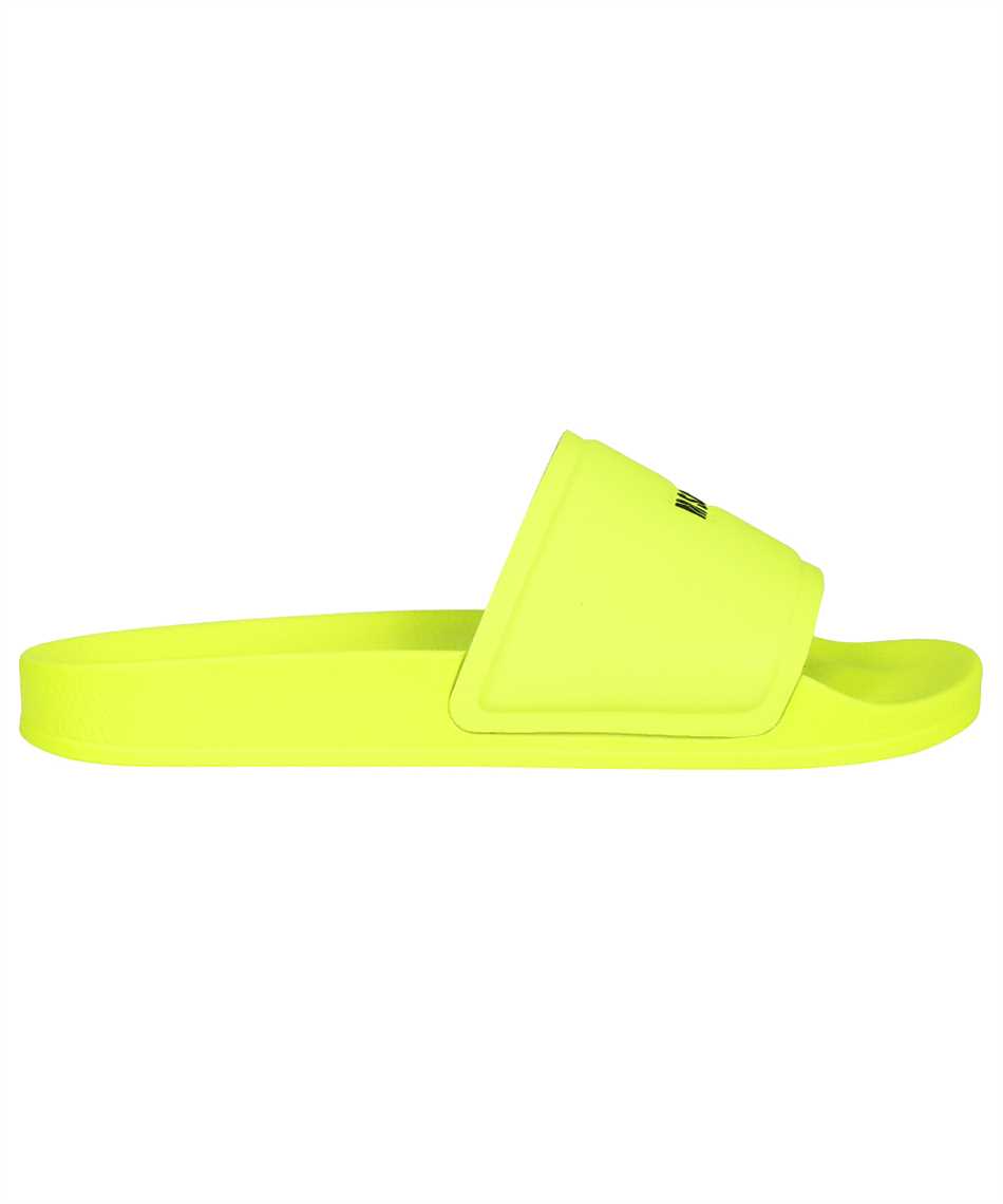 Msgm Slides With Logo In Yellow