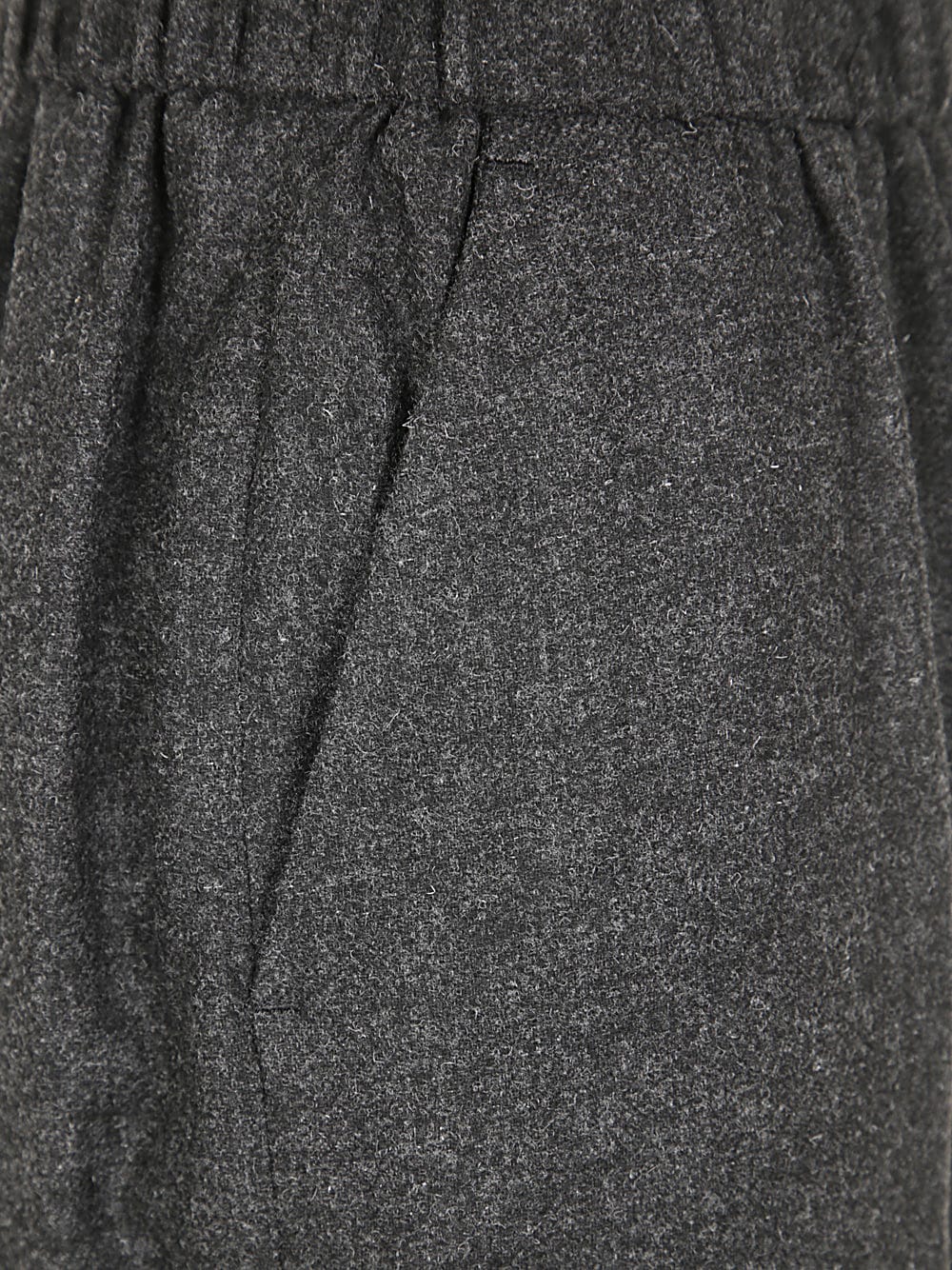 Shop Peserico Trousers In Graphite