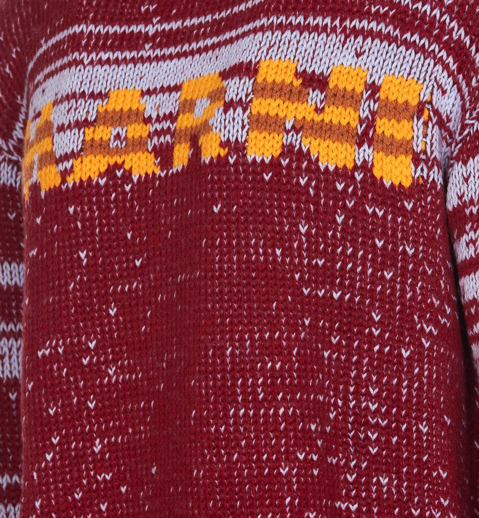Shop Marni Logo Sweater In Multicolour