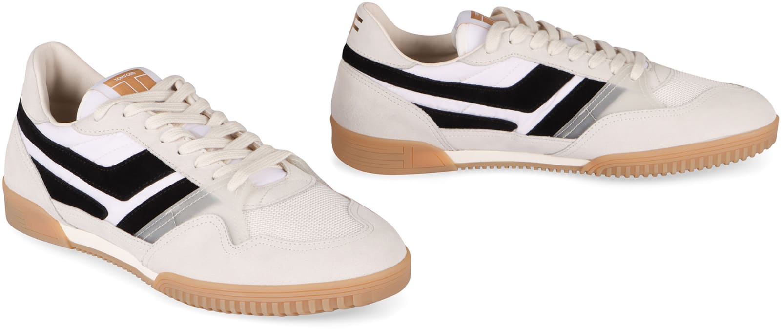 Shop Tom Ford Jackson Low-top Sneakers In White