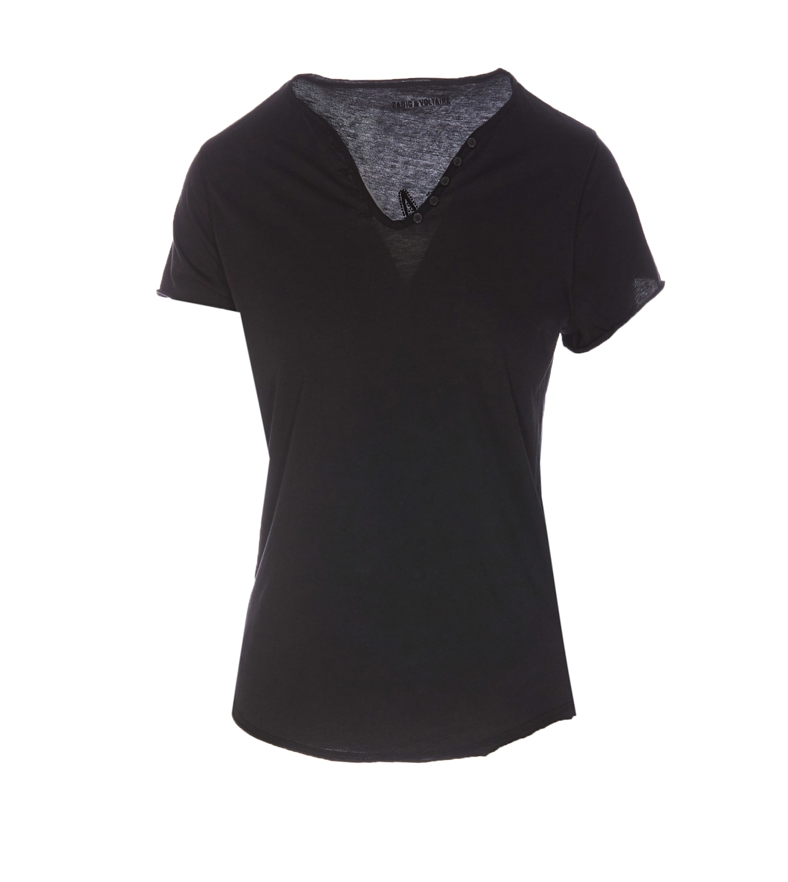 Shop Zadig &amp; Voltaire Love Yourself Tunisien T-shirt In Black