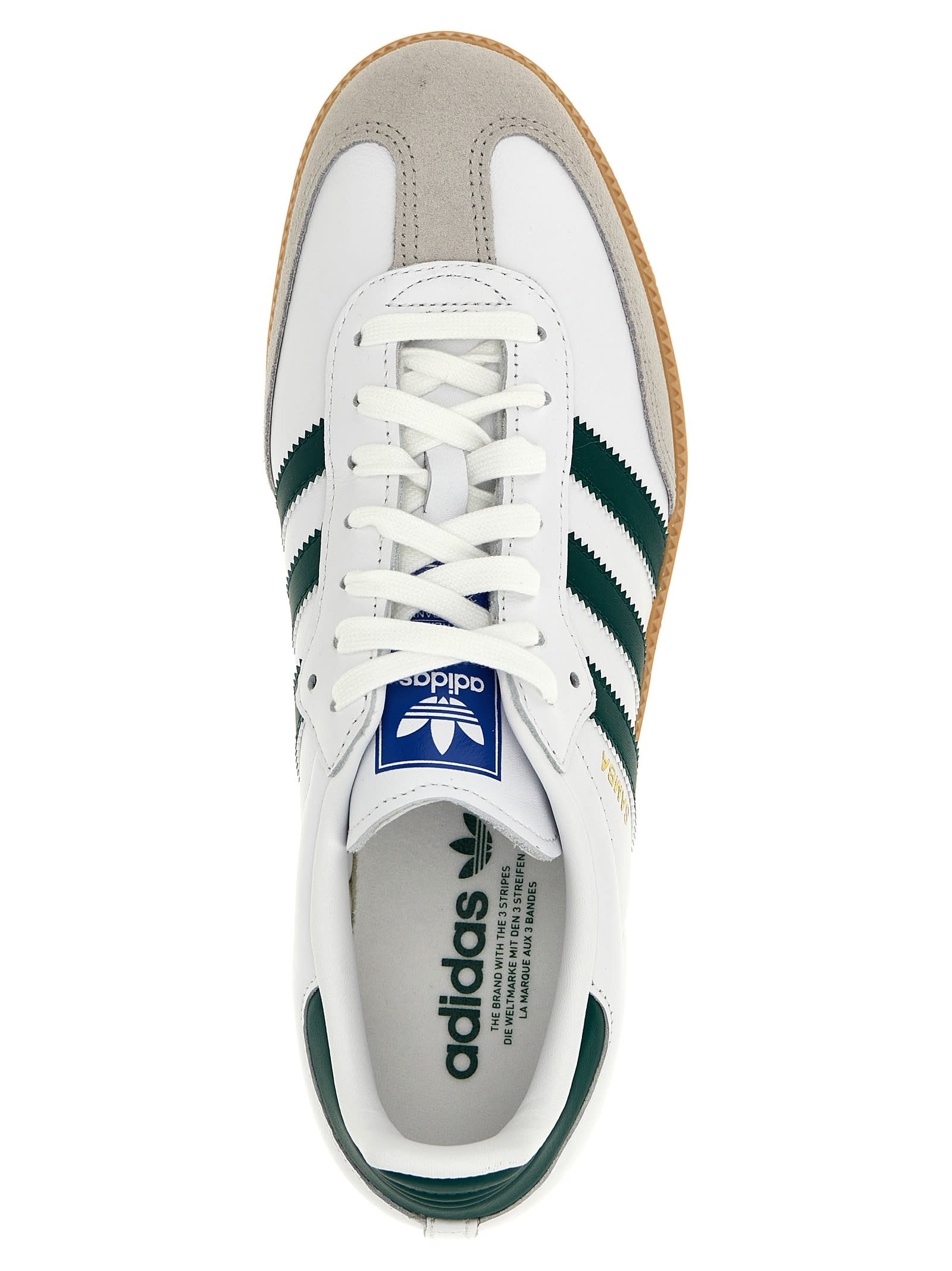 Shop Adidas Originals Samba Og Sneakers In Green