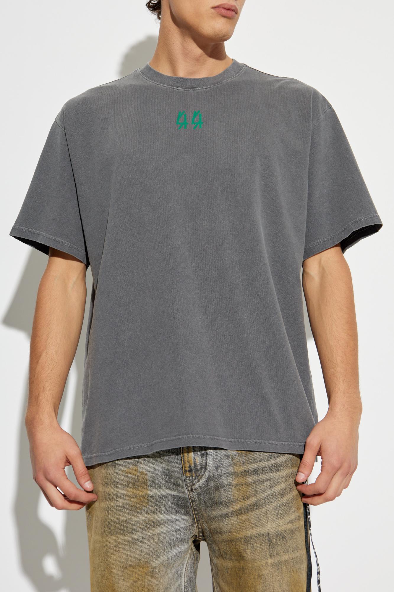 44 Label Group T-shirt With Logo In Gray