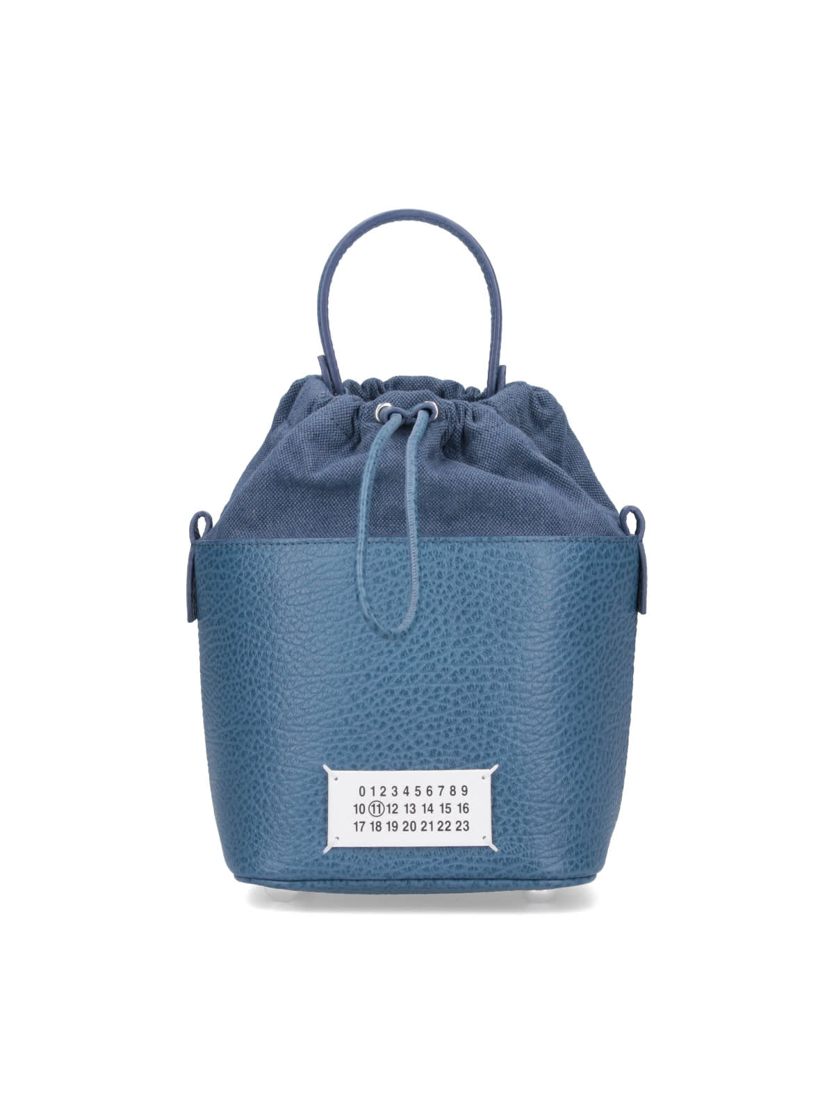 Maison Margiela Small Bucket Bag 5ac In Blue