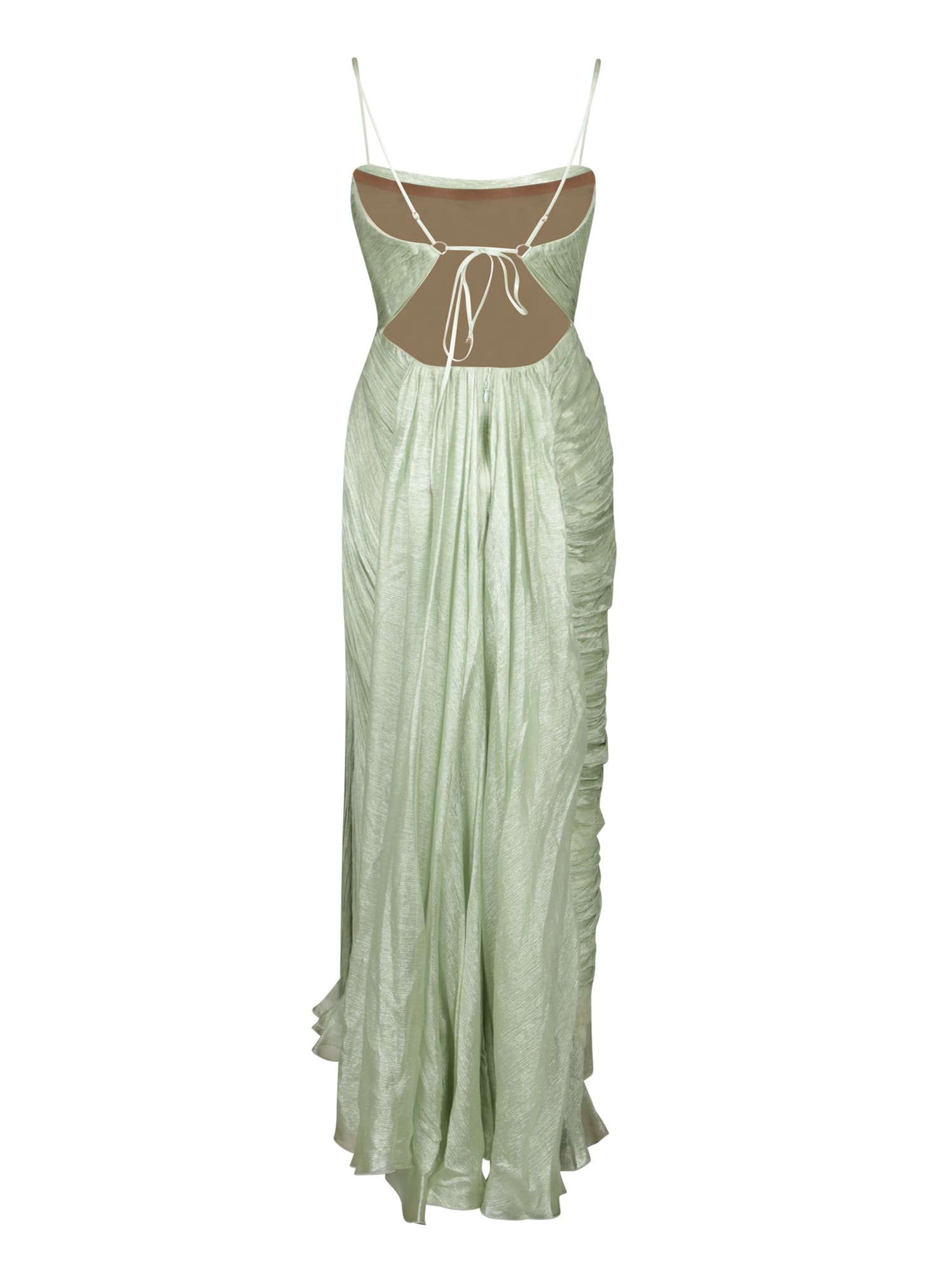 Maria Lucia Hohan Regina Gown In Aqua Green