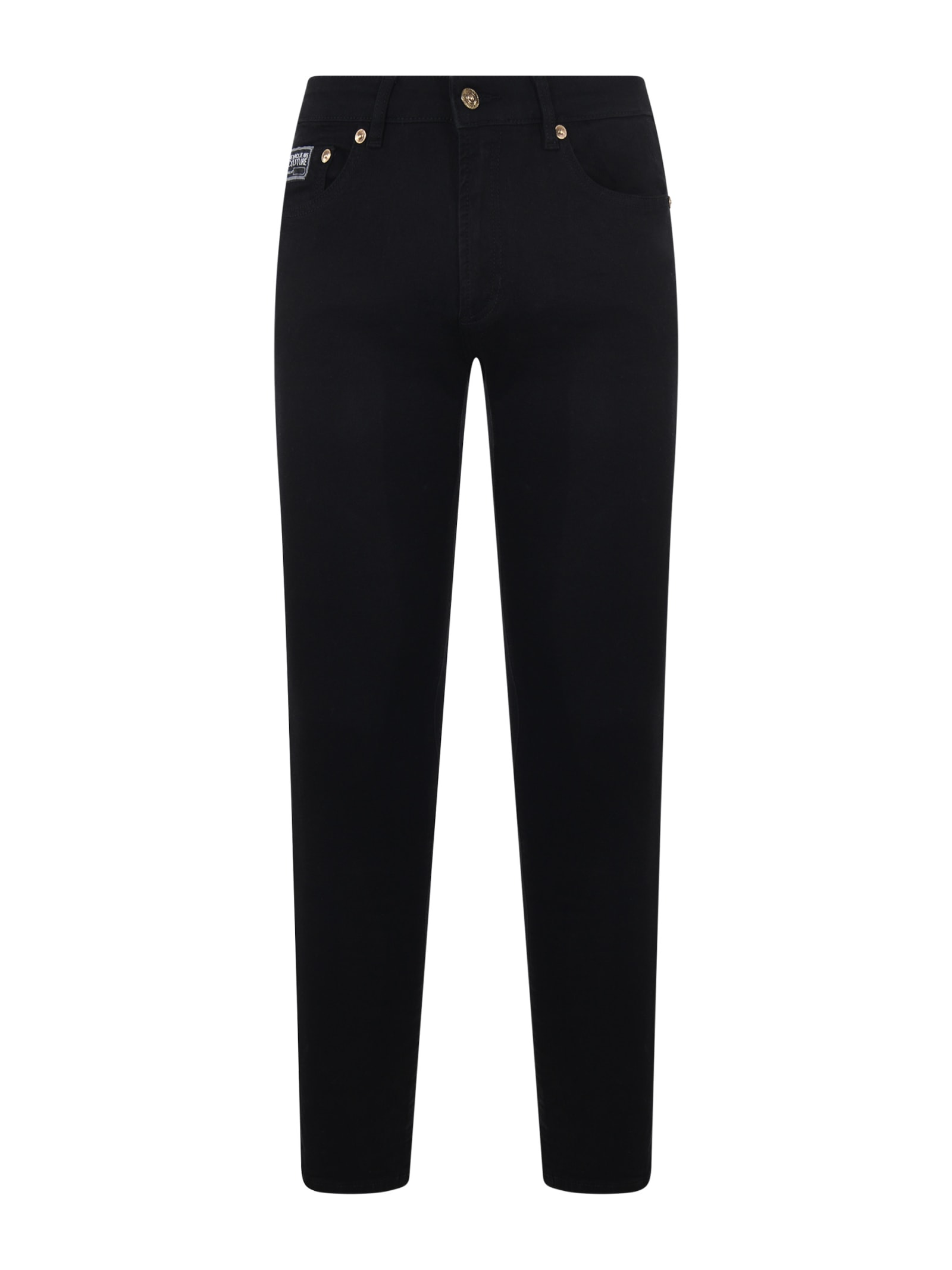 Shop Versace Jeans Couture Jeans In Denim Nero