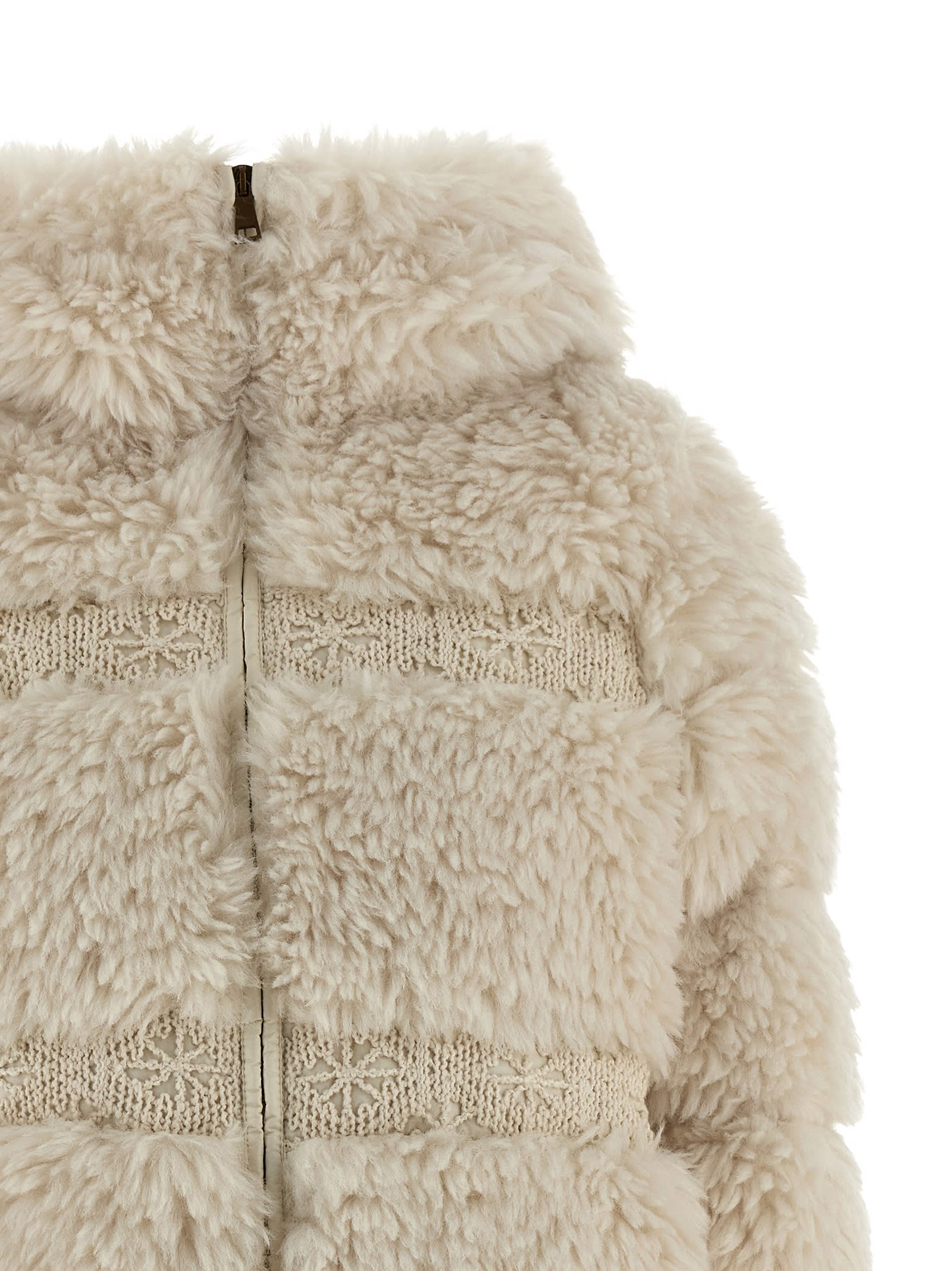 Moncler Verie Down Jacket In Neutral