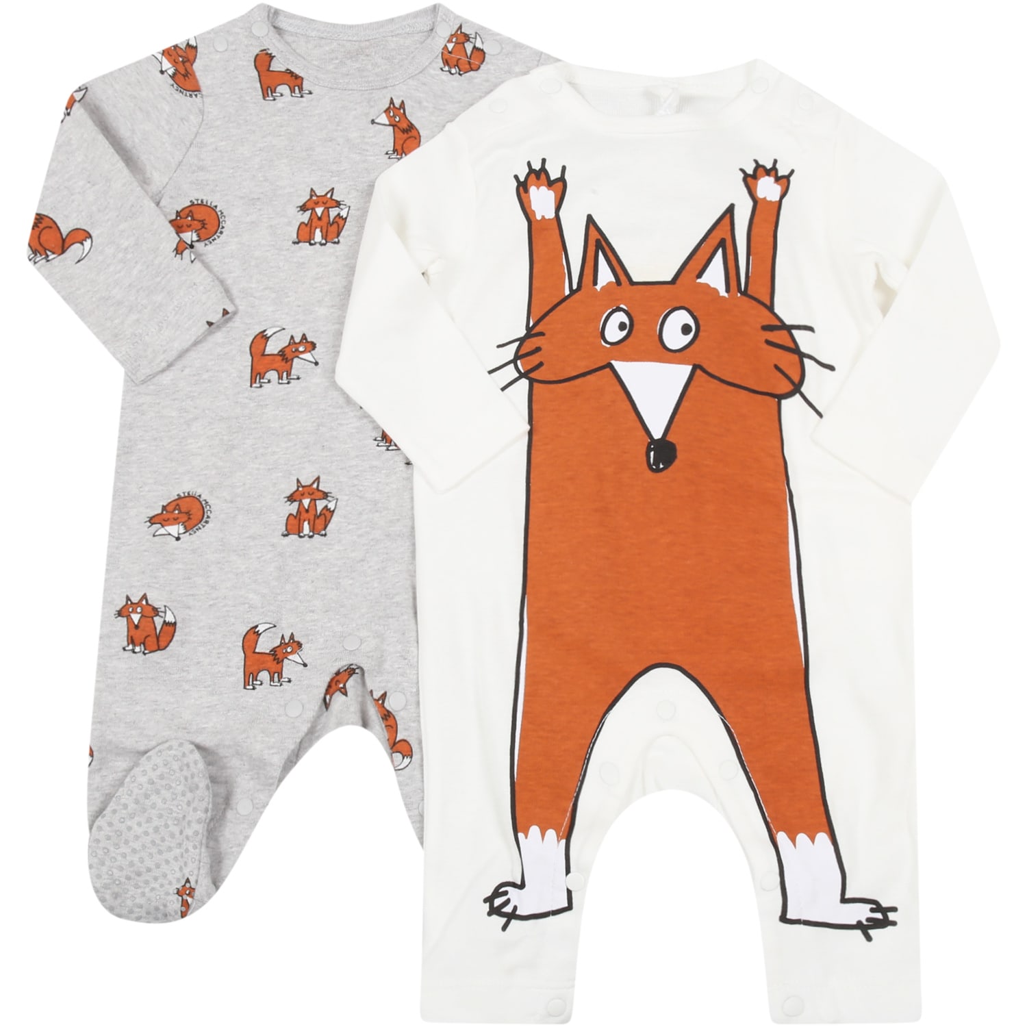 STELLA MCCARTNEY MULTICOLOR SET FOR BABY BOY WITH FOXES