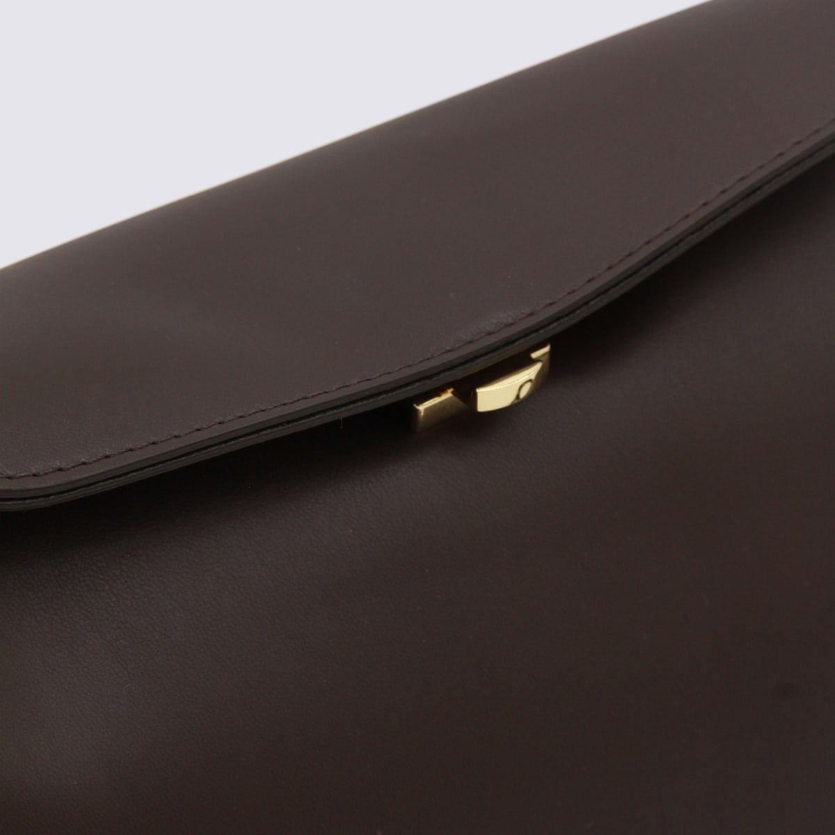 Themoirè Brown Eudora Shoulder Bag In Black