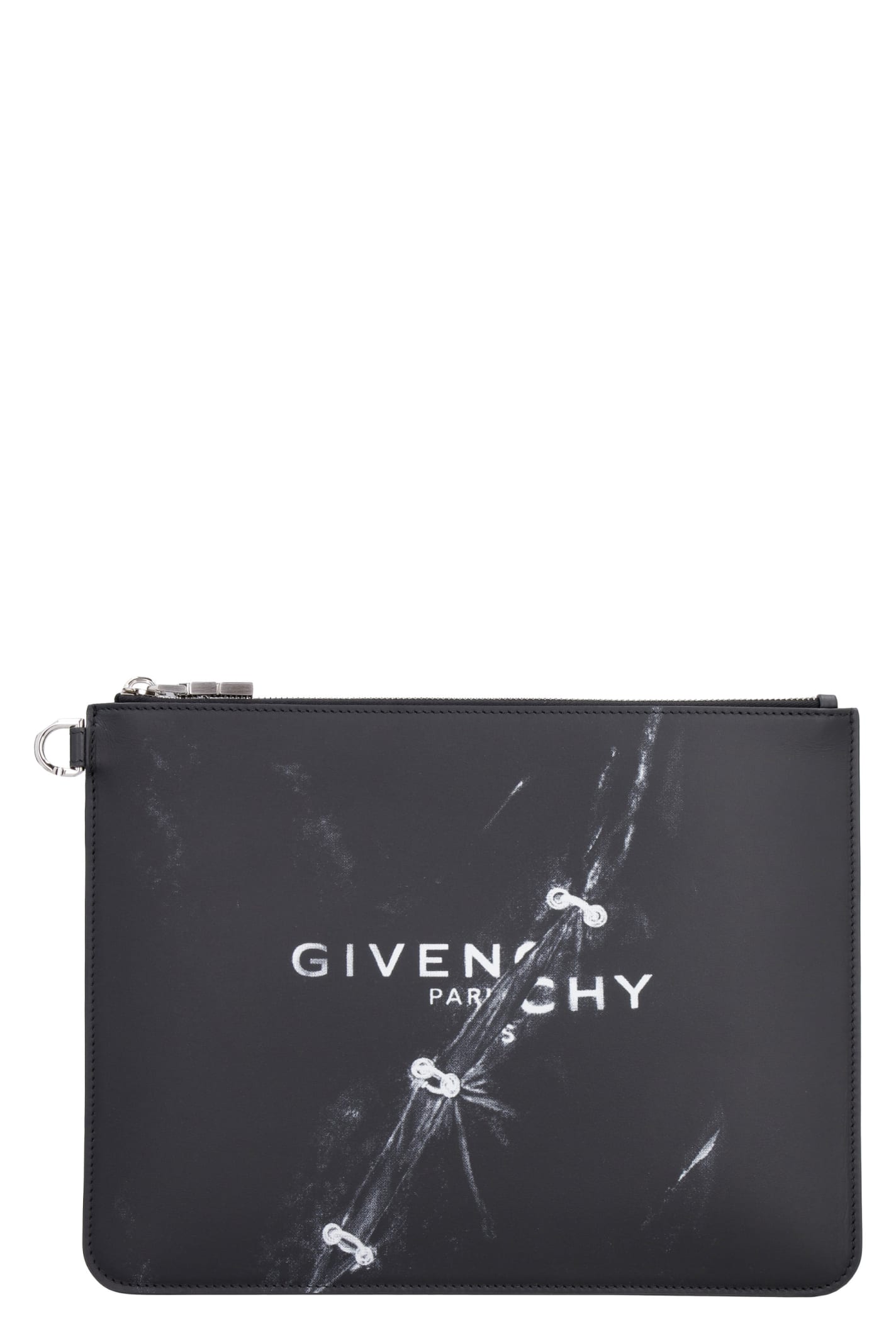Givenchy Printed Leather Flat Pouch