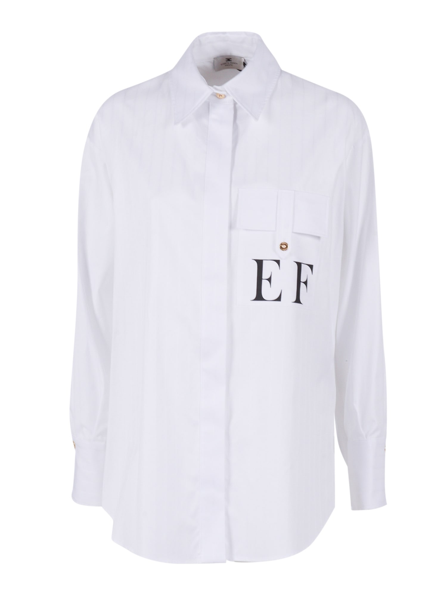 Elisabetta Franchi Womens Blouse In White