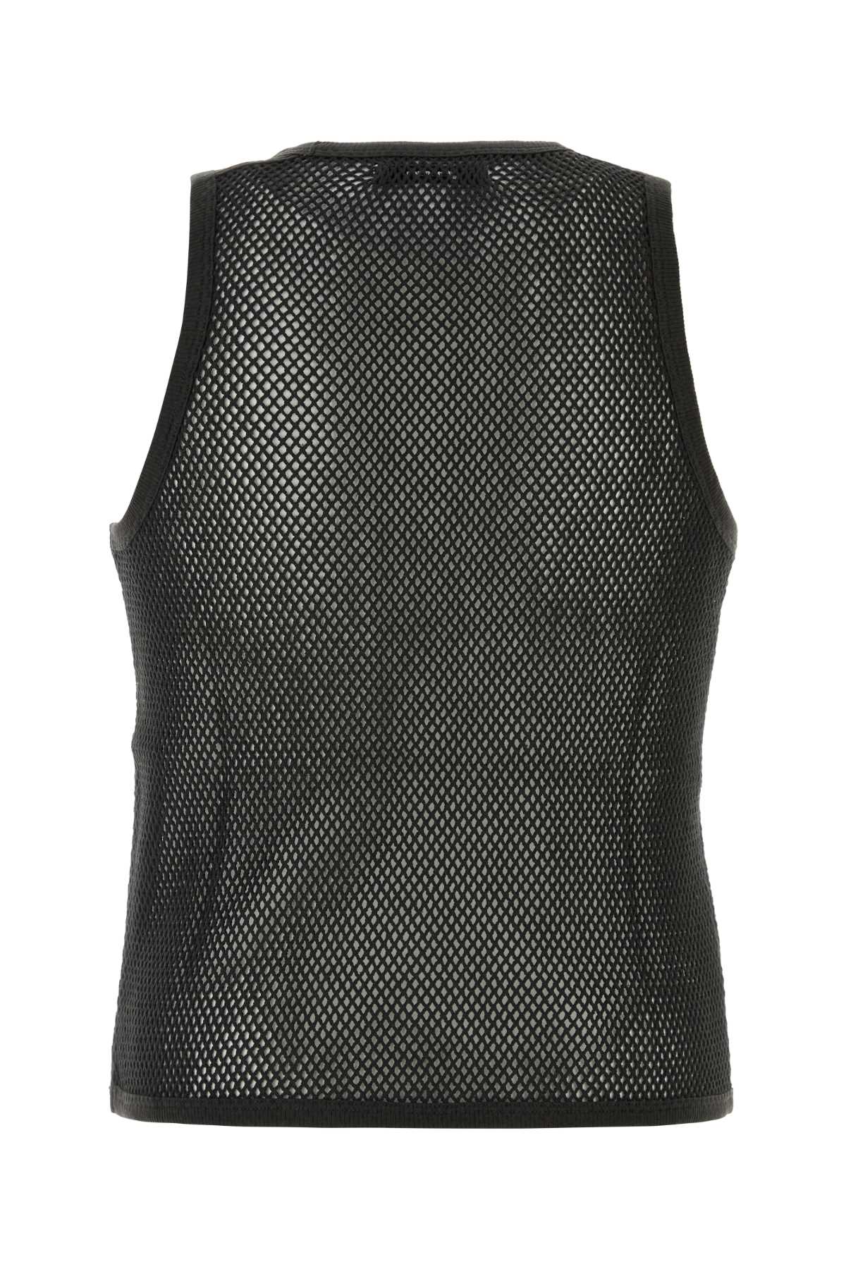 Gimaguas Black Mesh Mateo Tank Top In Black