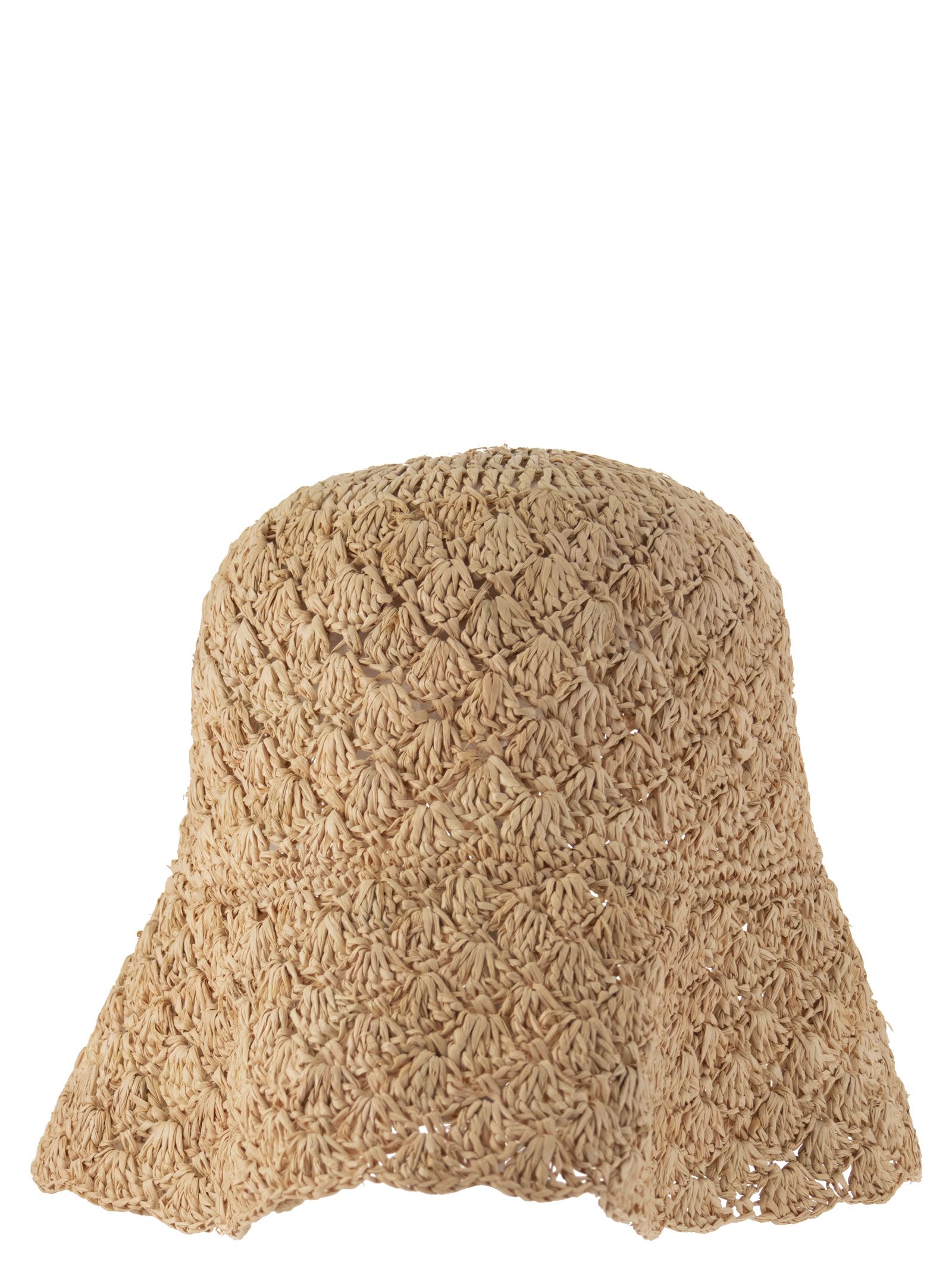 Shop Ruslan Baginskiy Bucket - Monogrammed Knitted Hat In Natural