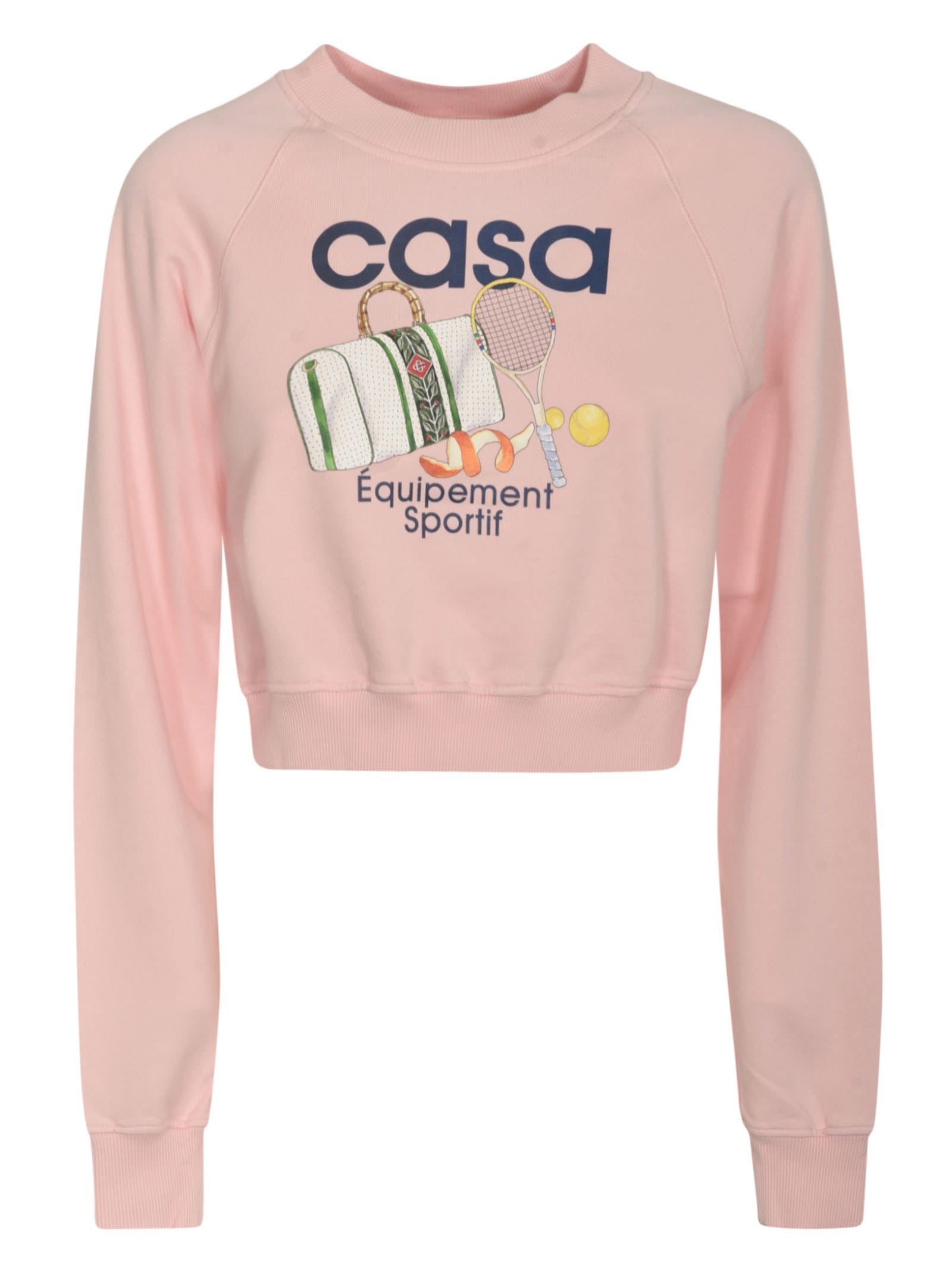 Shop Casablanca Equipment Sport Sweatshirt In Pink