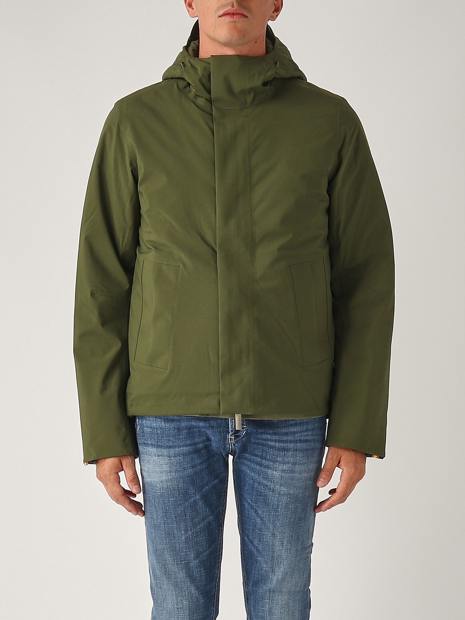 Shop K-way Jacken Bonded Padded Jacket In Cipresso