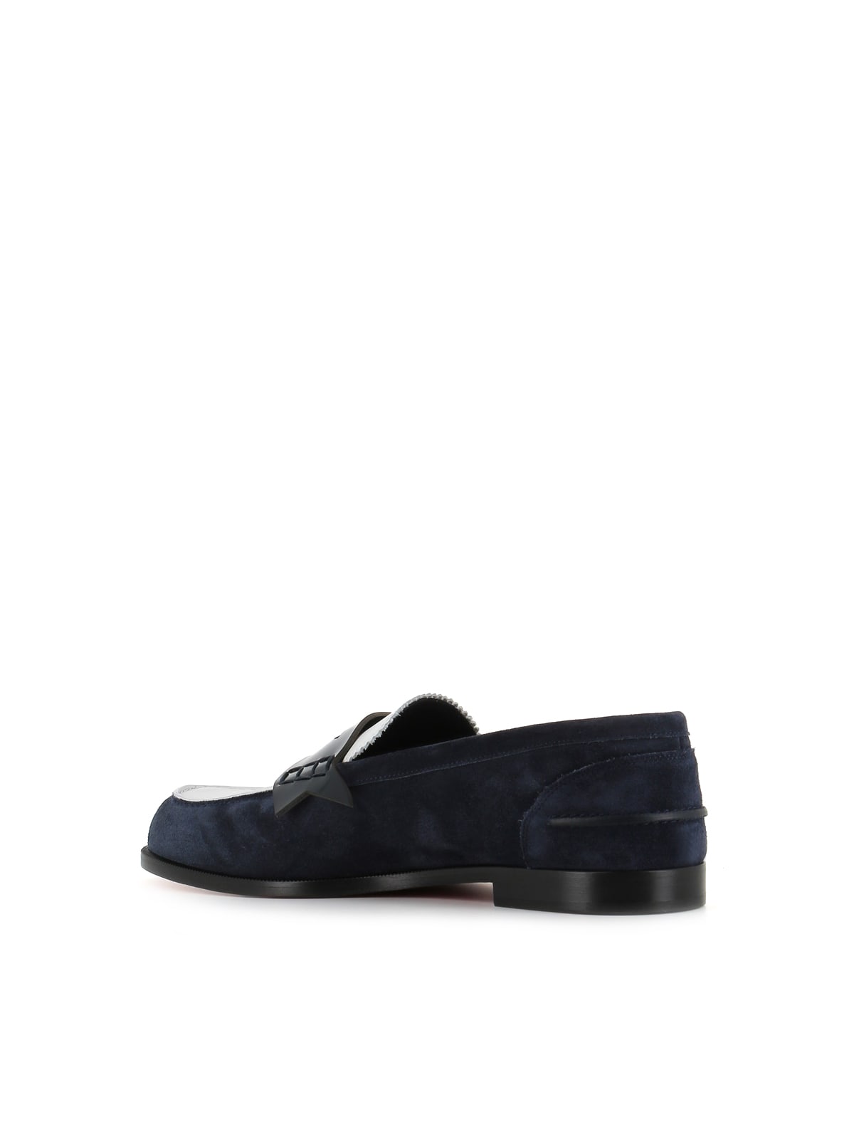 Shop Christian Louboutin Loafer Penny In Blue