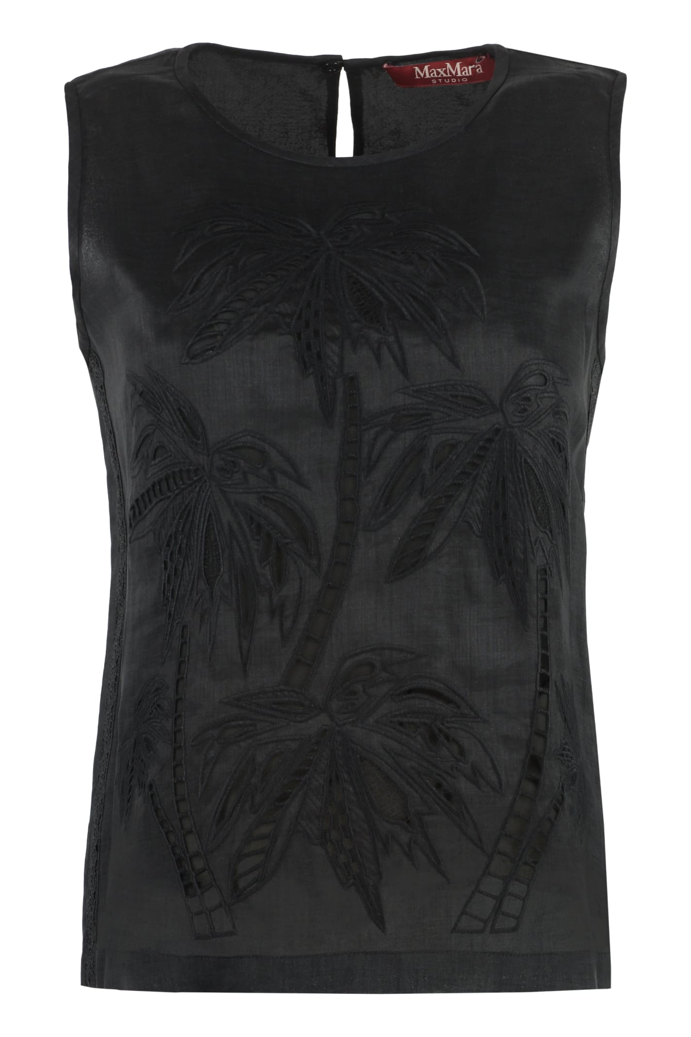 Shop Max Mara Giostra Tank Top In Black