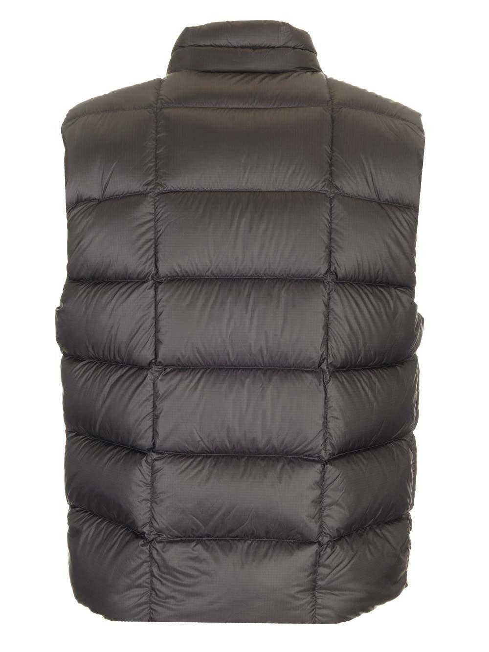 Shop C.p. Company D.d. Shell Down Vest In Nero