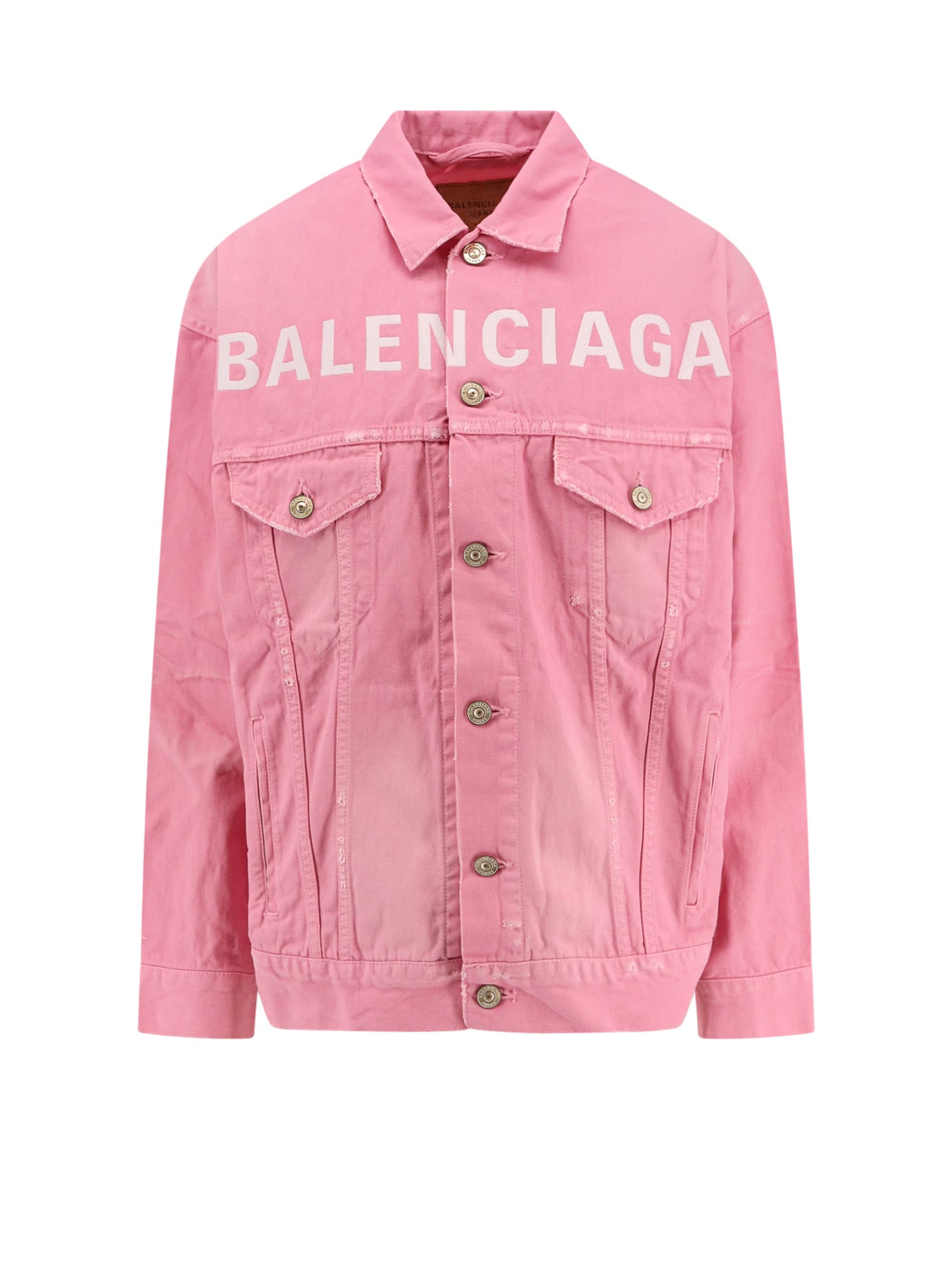 Balenciaga Jacket In Baby Pink