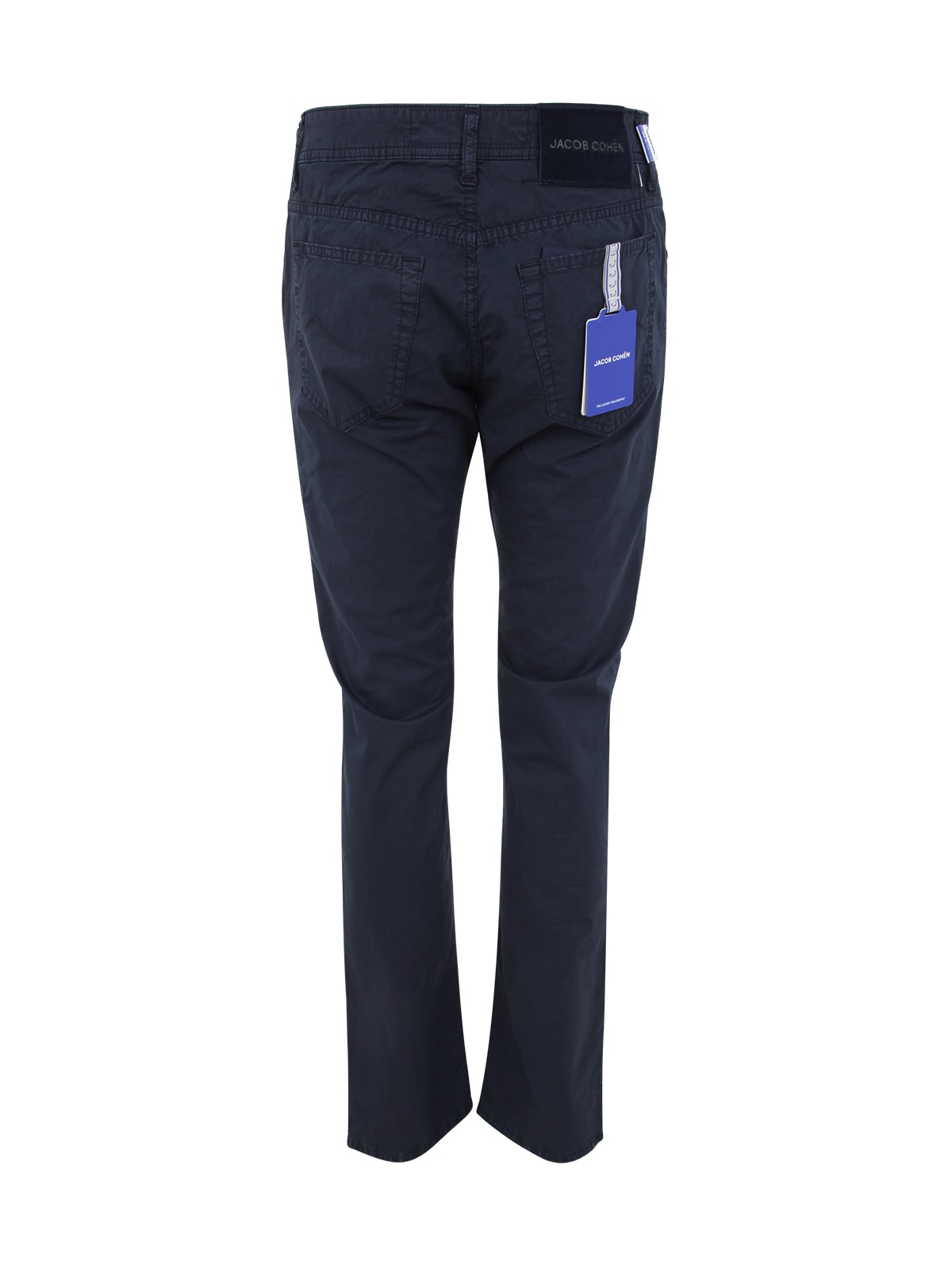 Shop Jacob Cohen Bard Slim Fit Five Pocket Jeans In Navy Blue