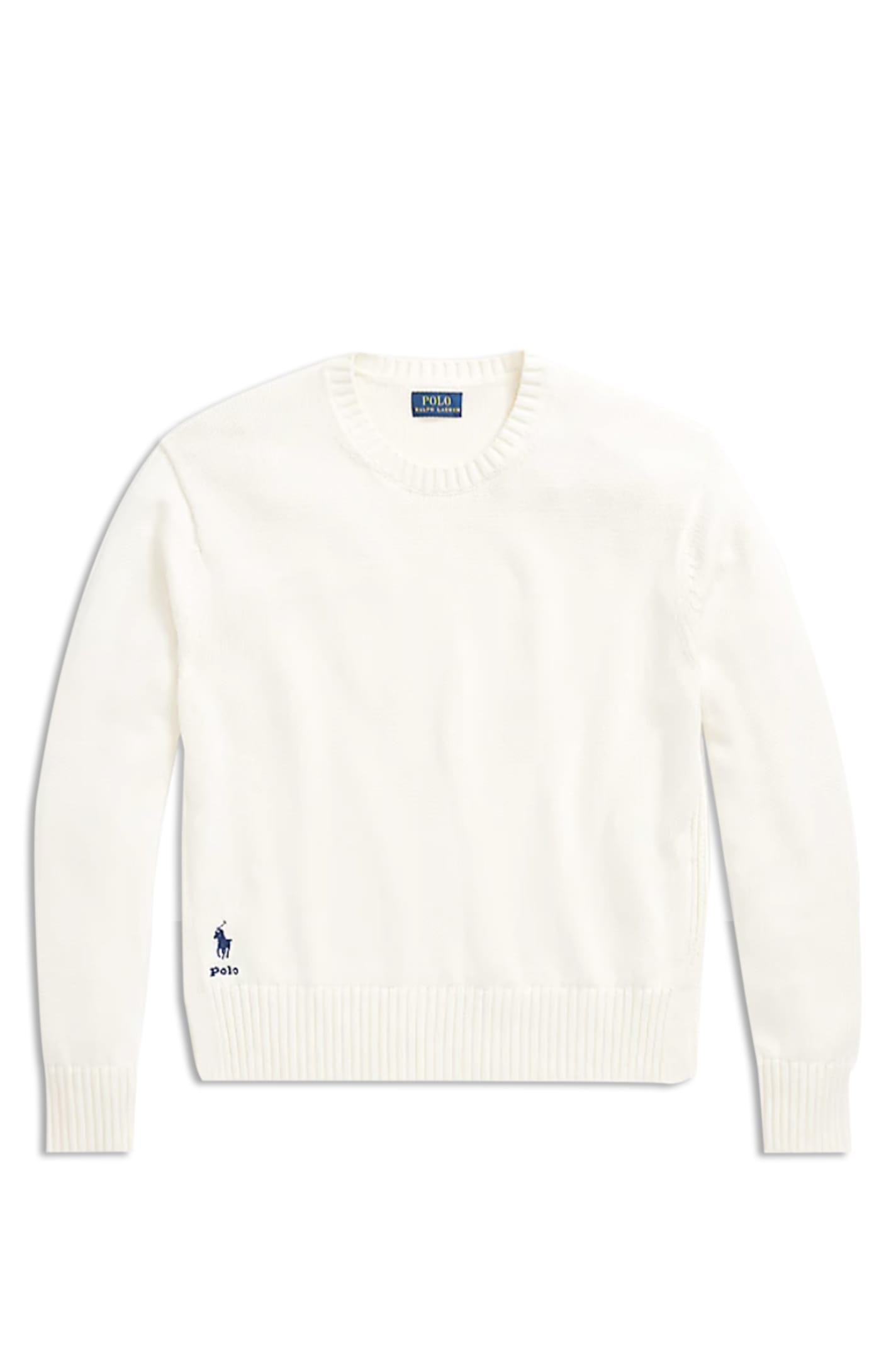 Shop Polo Ralph Lauren Sweater In White