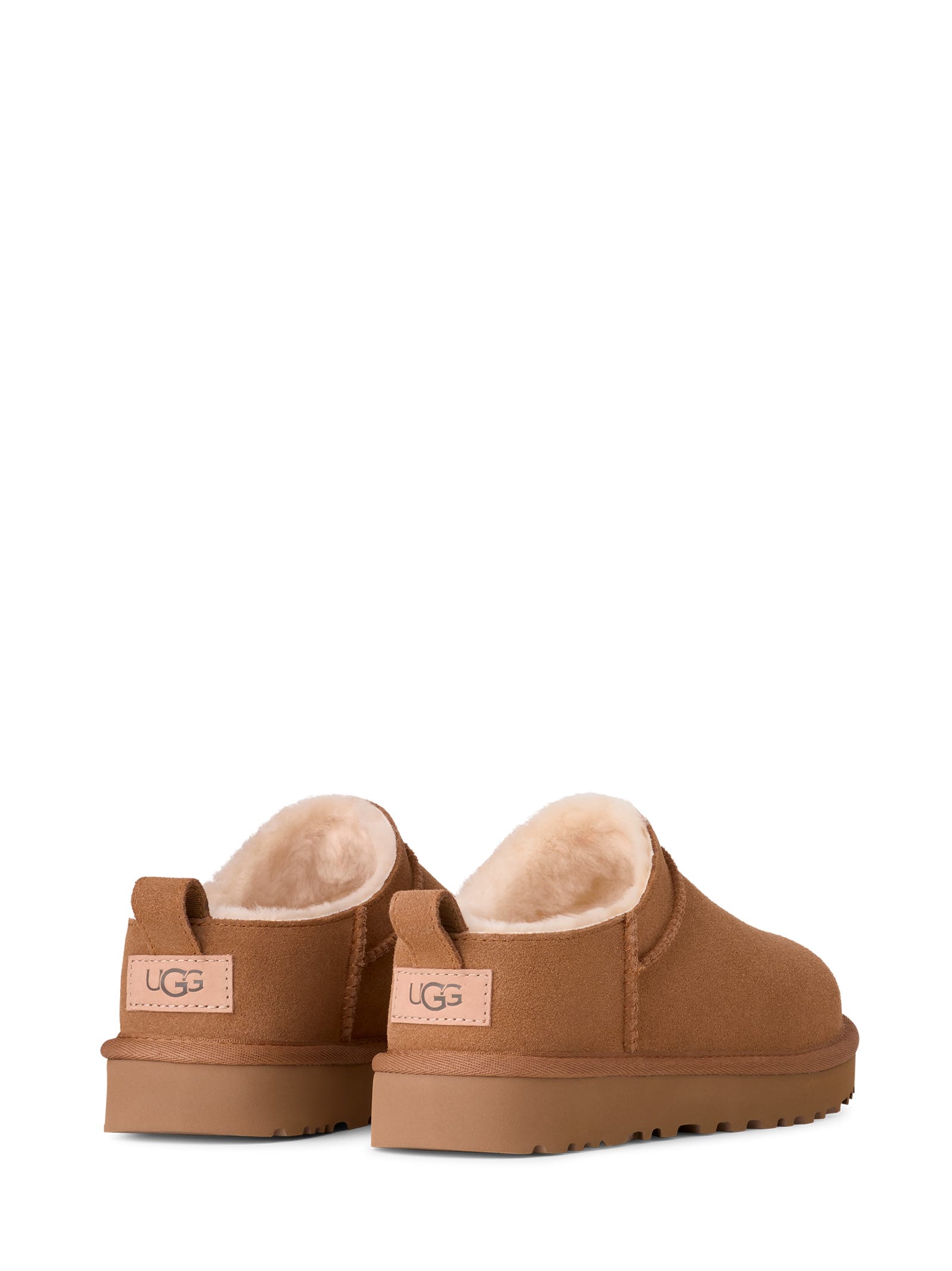 Ugg Biscuit Suede Classic Micro Slippers In Brown