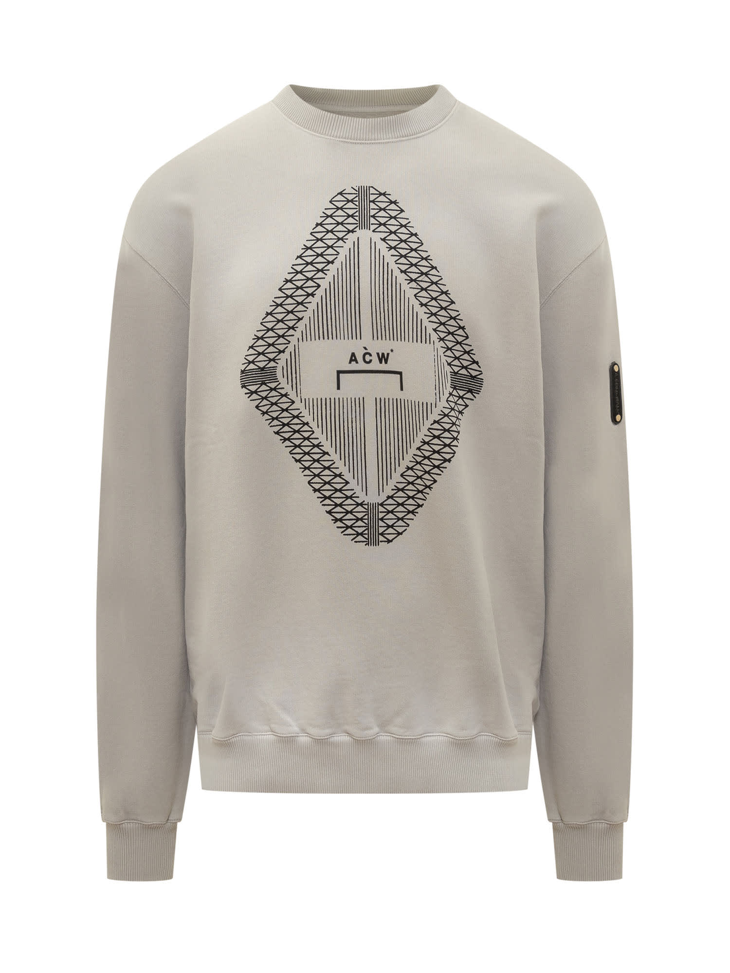 Shop A-cold-wall* Gradient Sweatshirt In Light Grey