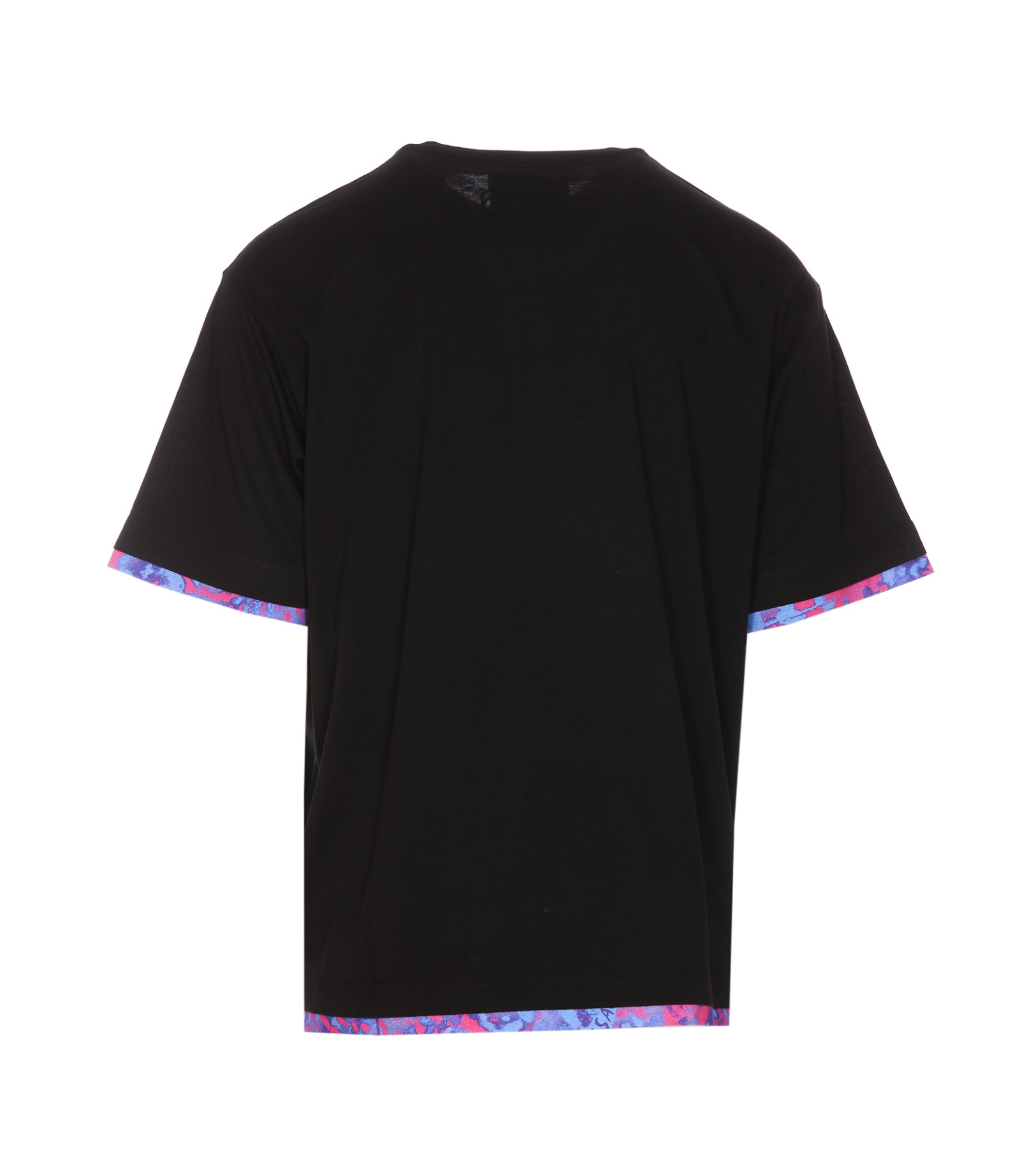 Shop Versace Jeans Couture Logo Couture T-shirt In Nero