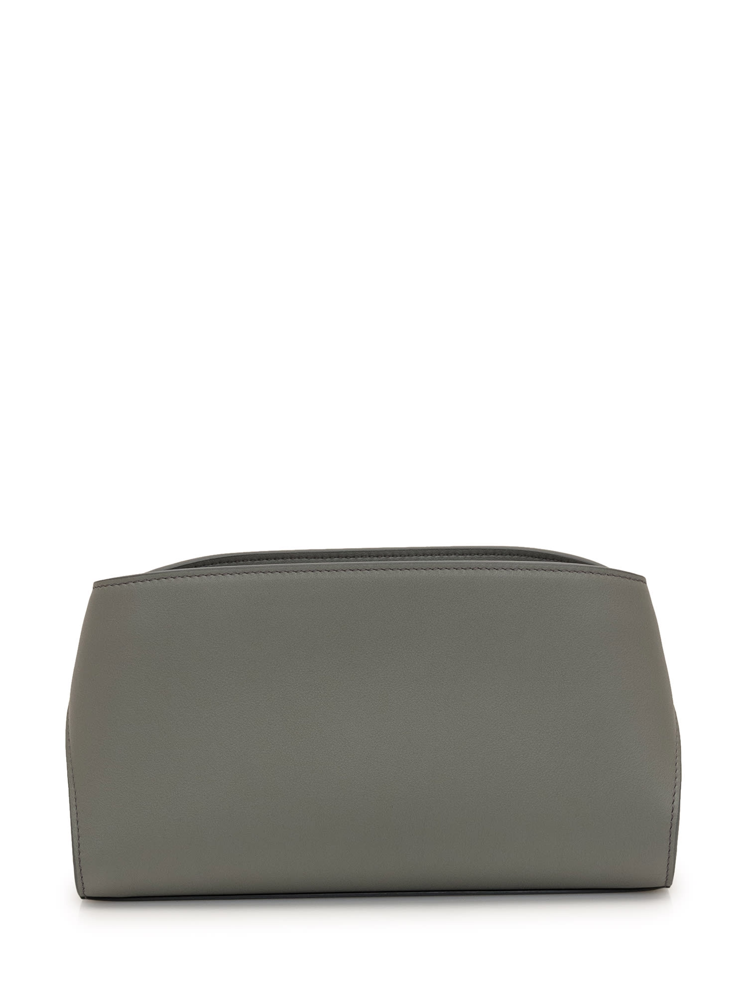 Shop Ferragamo Hig Borsa In Ash Grey