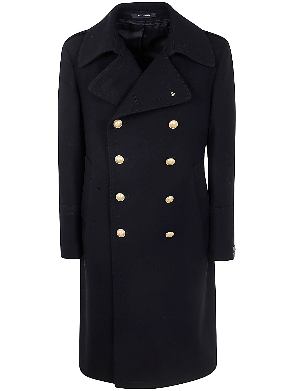 Shop Tagliatore Man Coat In Black