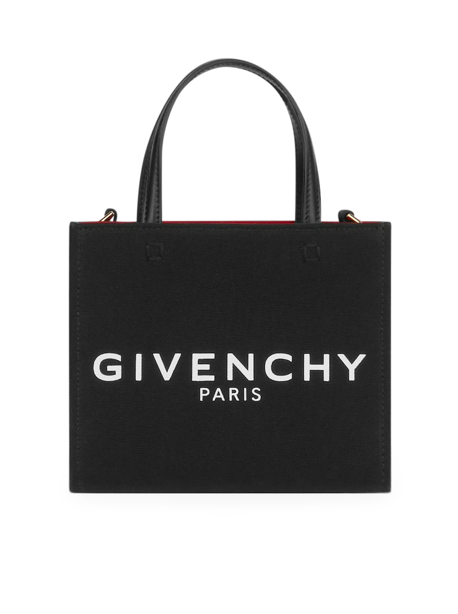 Shop Givenchy G-tote - Mini Tote Bag In Black
