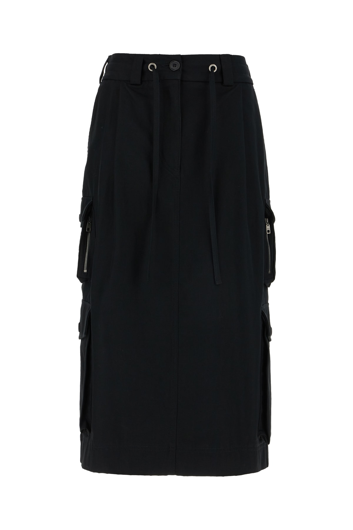 Dolce & Gabbana Black Cotton Skirt In Black