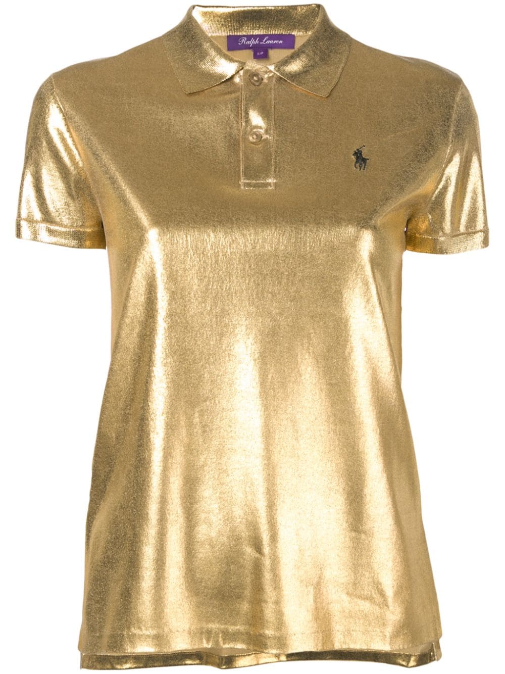 Shop Ralph Lauren Ss Polo Shirt In Golden