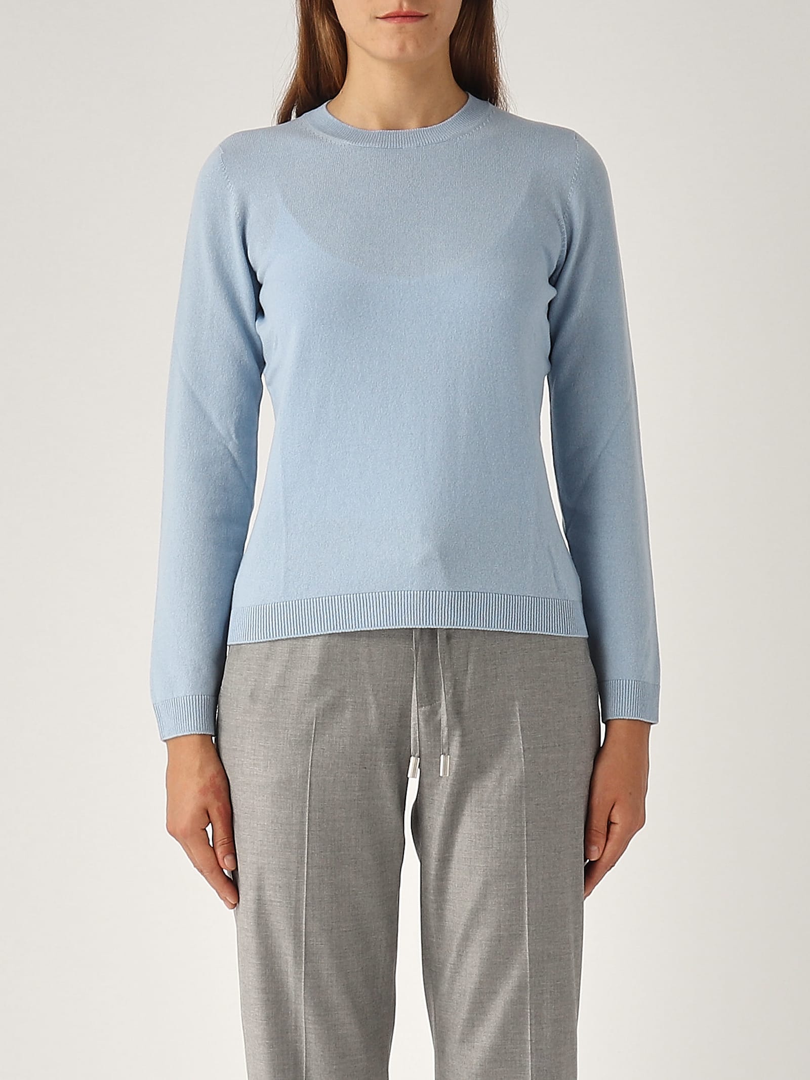 Shop Gran Sasso Wool Sweater In Cielo