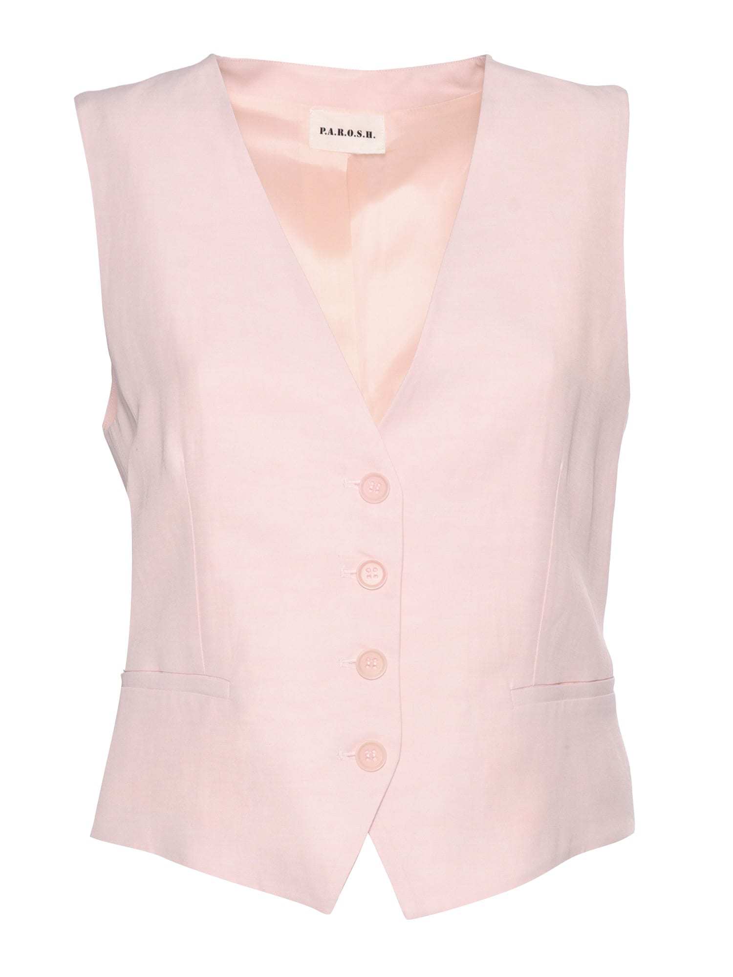 Shop P.a.r.o.s.h Elegant Womens Vest In Pink