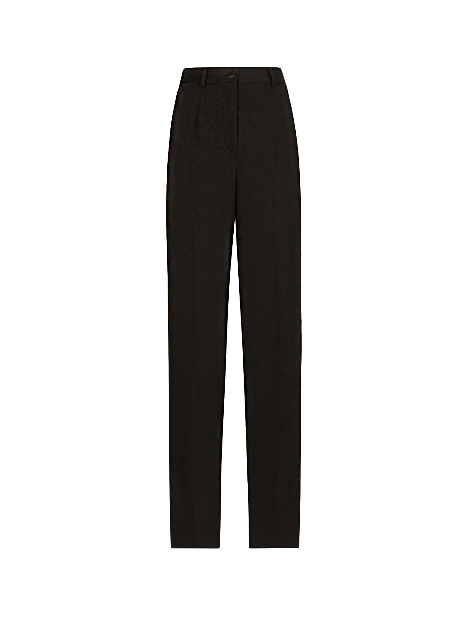 Shop Dolce & Gabbana Trouser In Black