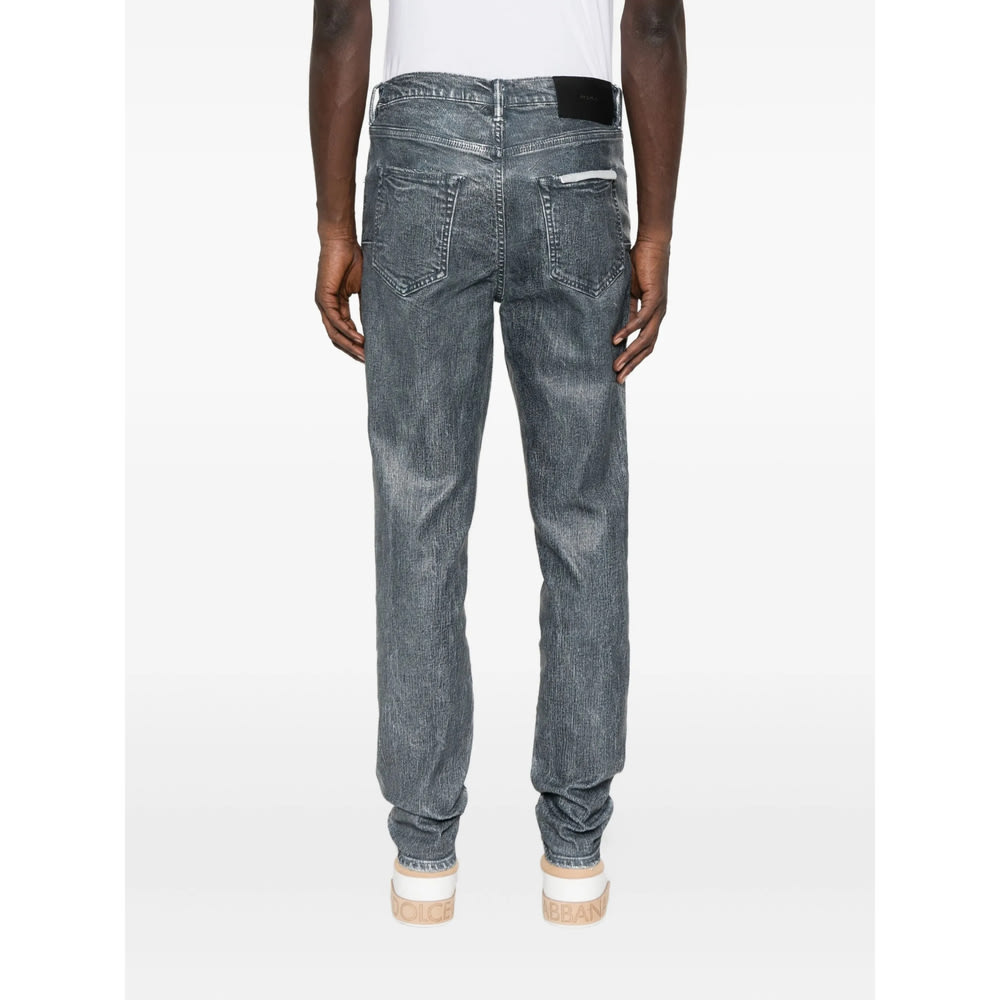 Purple Brand Acid-wash Jeans In Blue