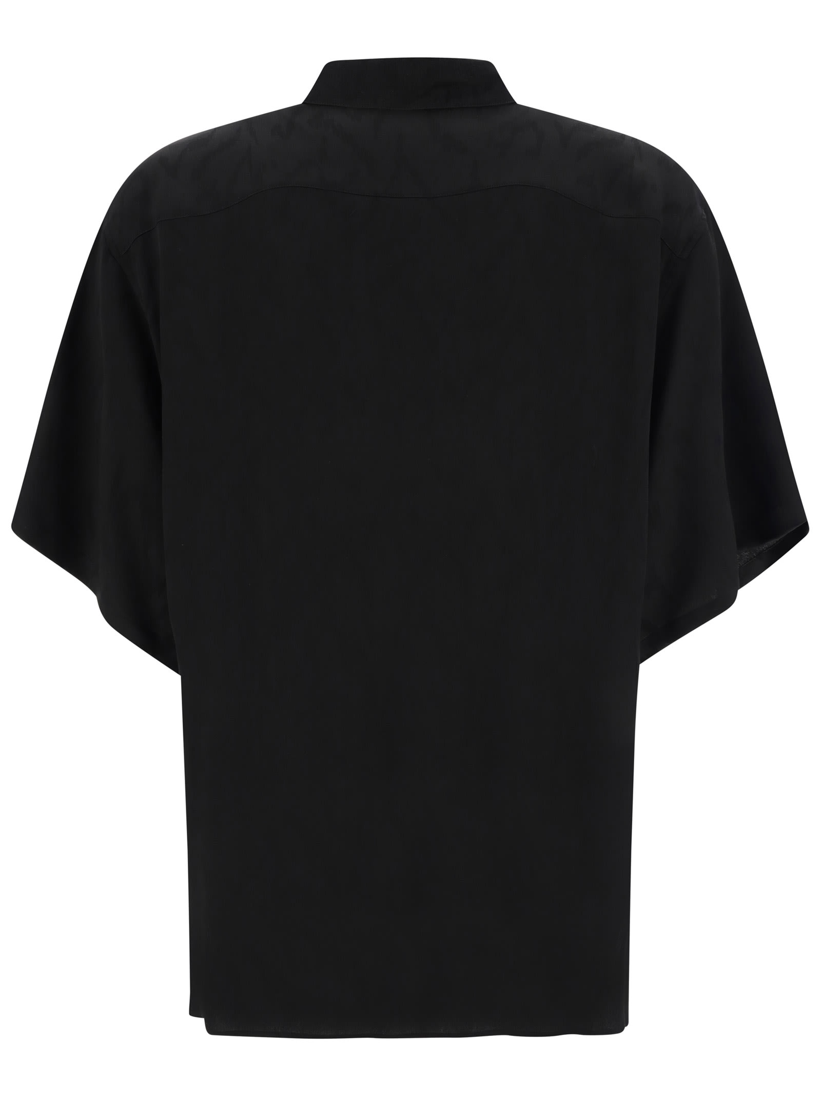 Tシャツ・カットソー Saint Laurent POLO BOWLING SHIRT STRIPE CASSANDRA Saint Laurent Polo Bowling Shirt Stripe Cassandra In Black