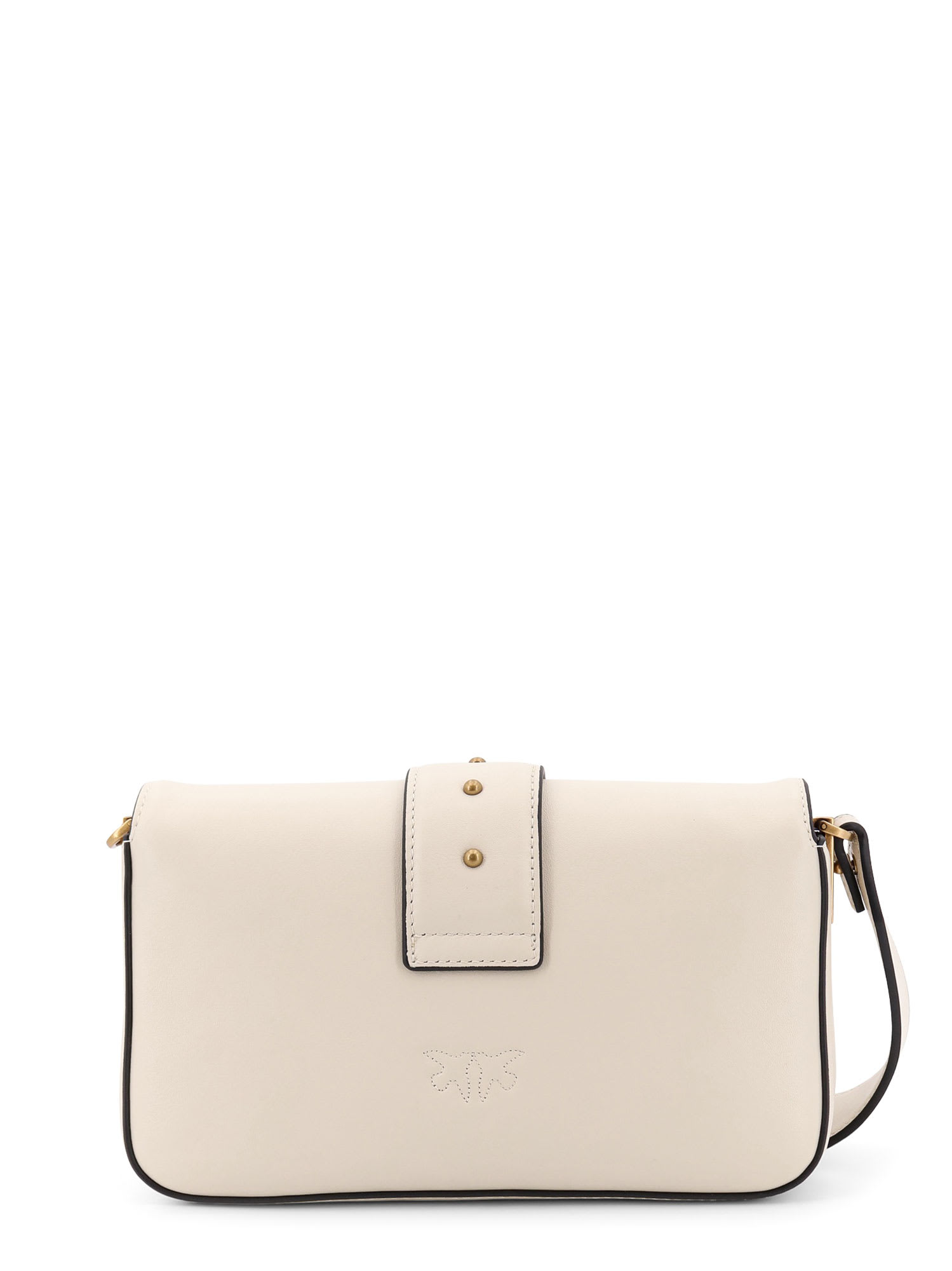 Pinko Love One Mini Shoulder Bag In White