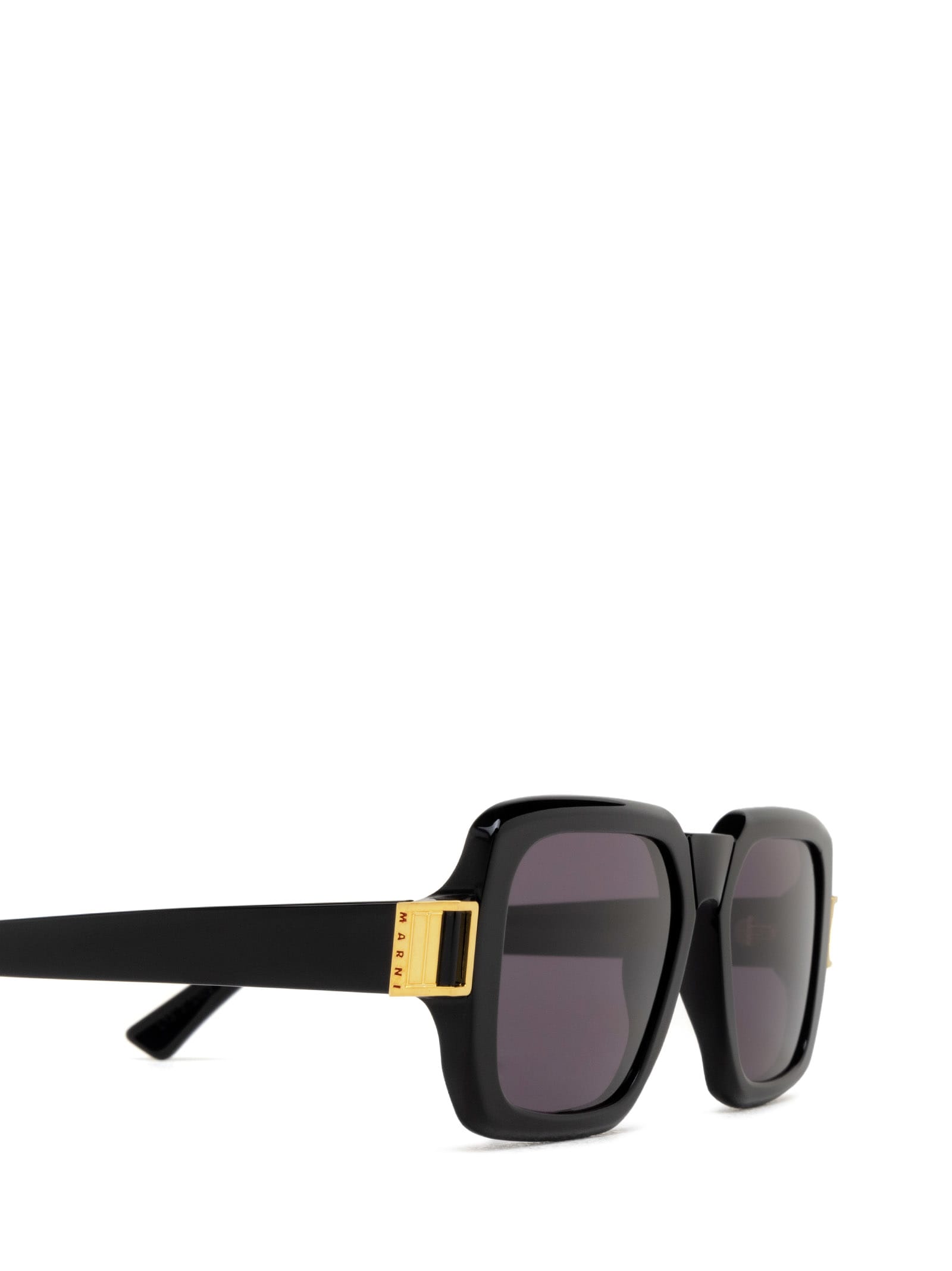 Shop Marni Eyewear Zamalek Black Sunglasses