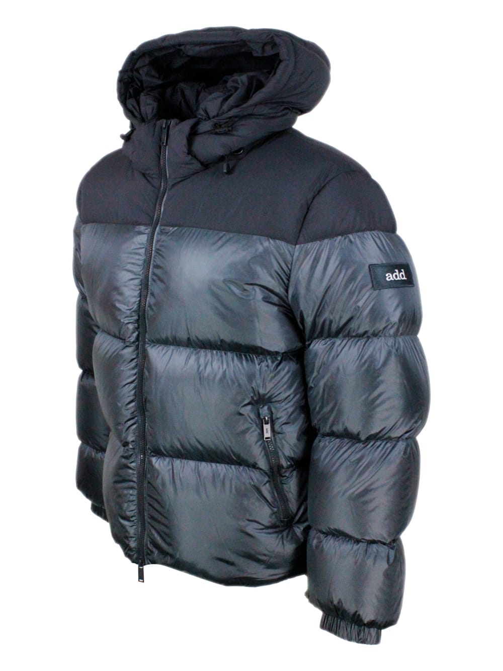 Add Down Jacket In Gray