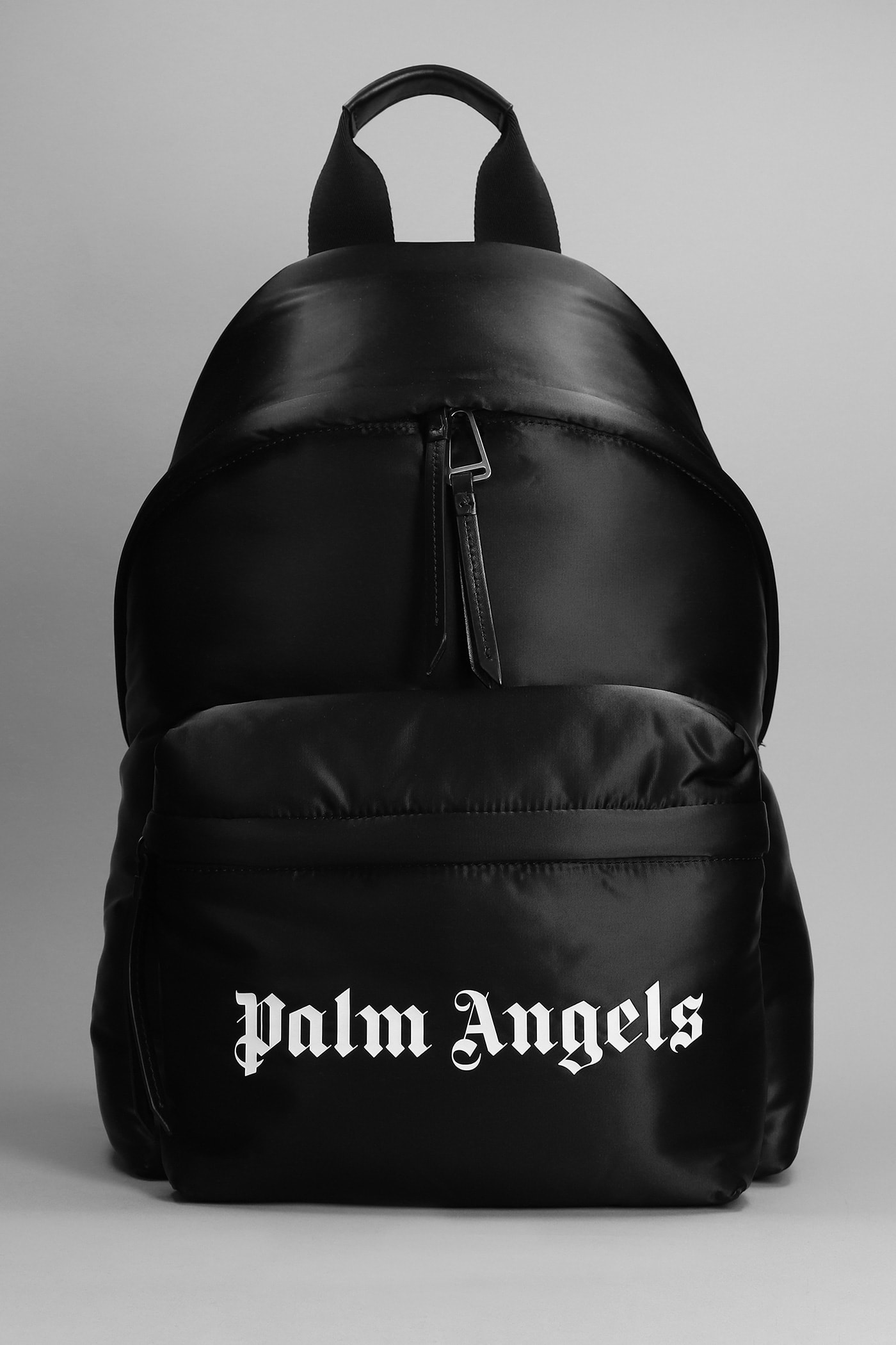 Palm Angels Backpack In Black Cotton