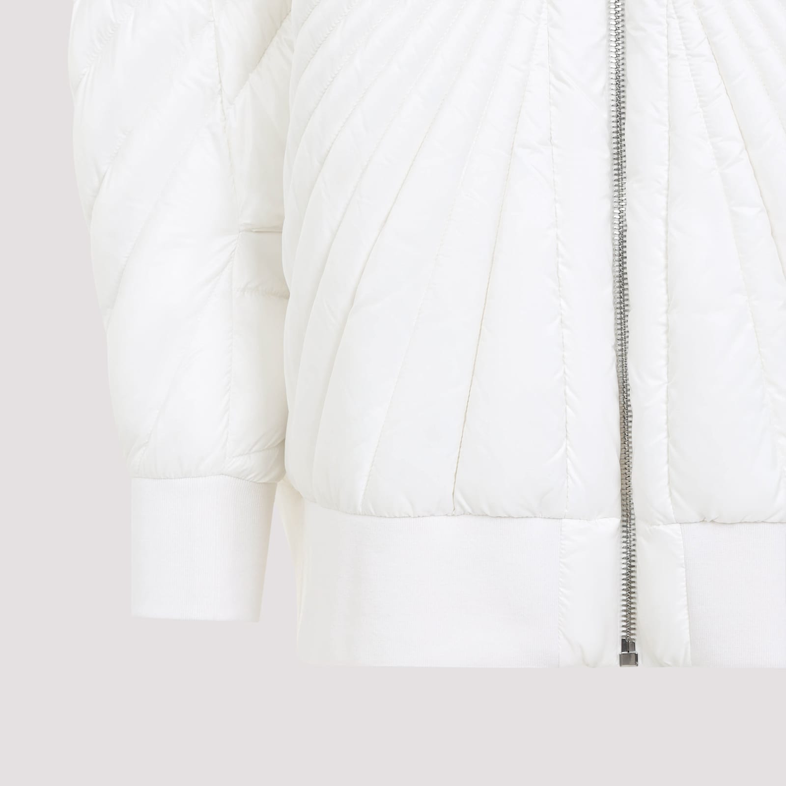 Moncler Genius Moncler Rick Owens Mu02d1a01 Radiance Peter Jacket In Milk