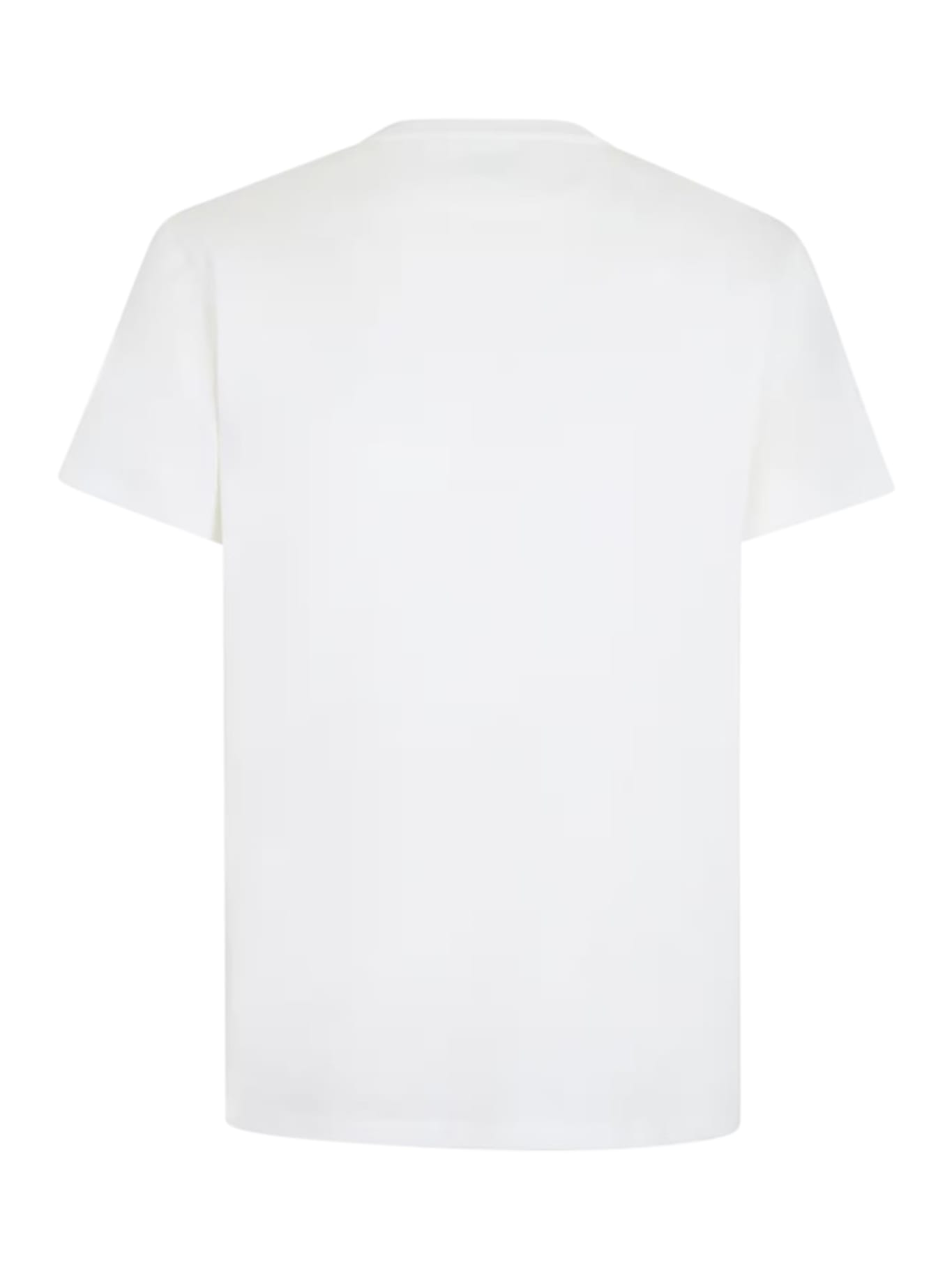 FENDI COTTON T-SHIRT WITH EMBROIDERY 