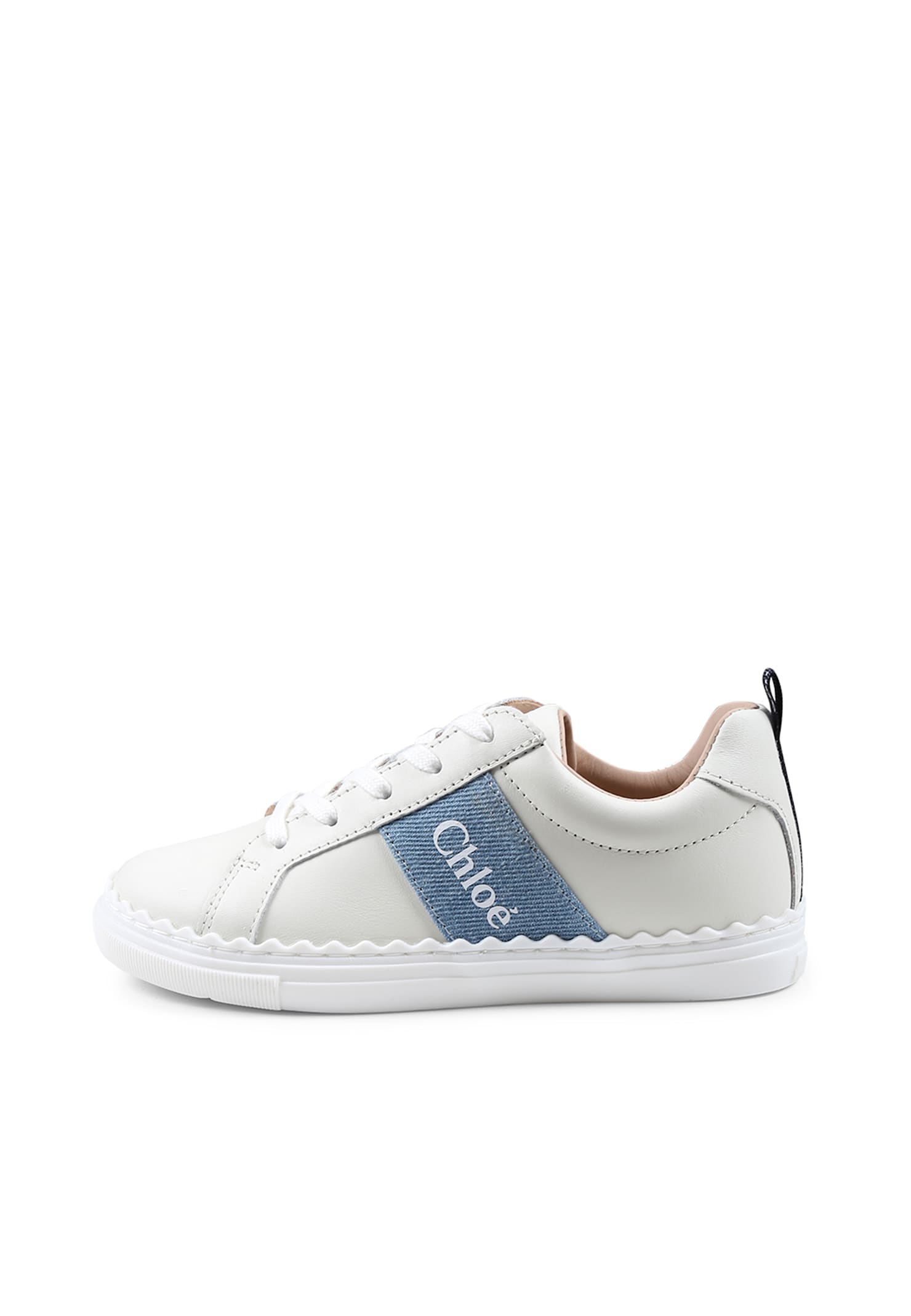 Chloé Escale Sneakers In Ivory
