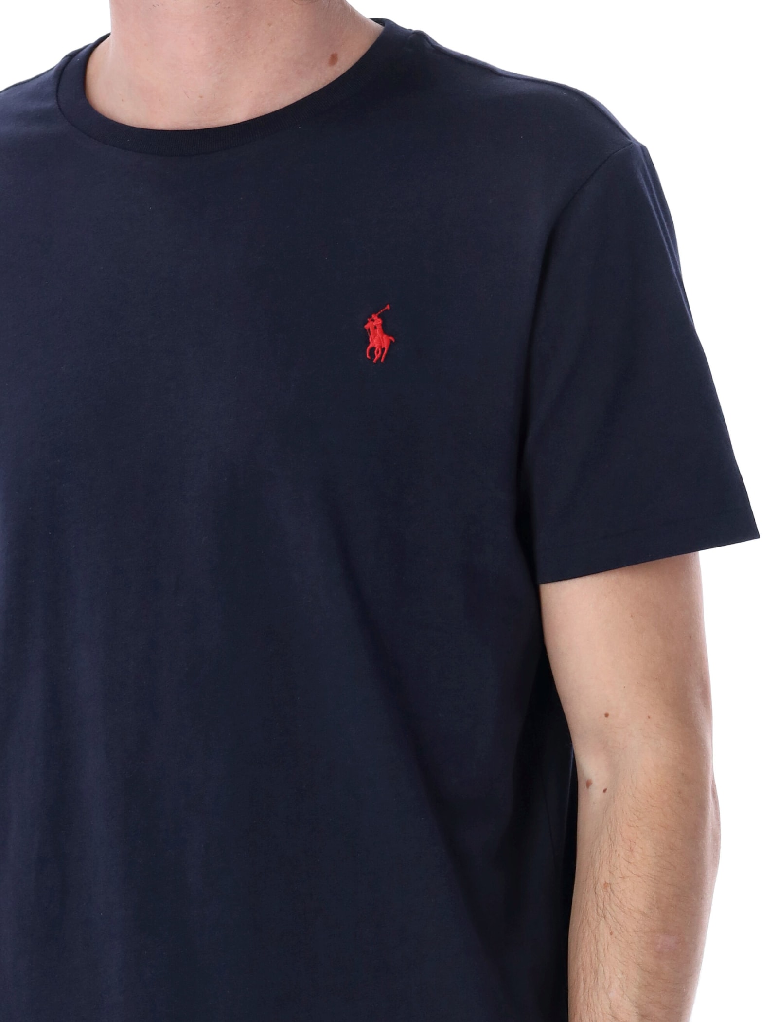 Polo Ralph Lauren Classic Fit Heavyweight Jersey T-shirt In Blue